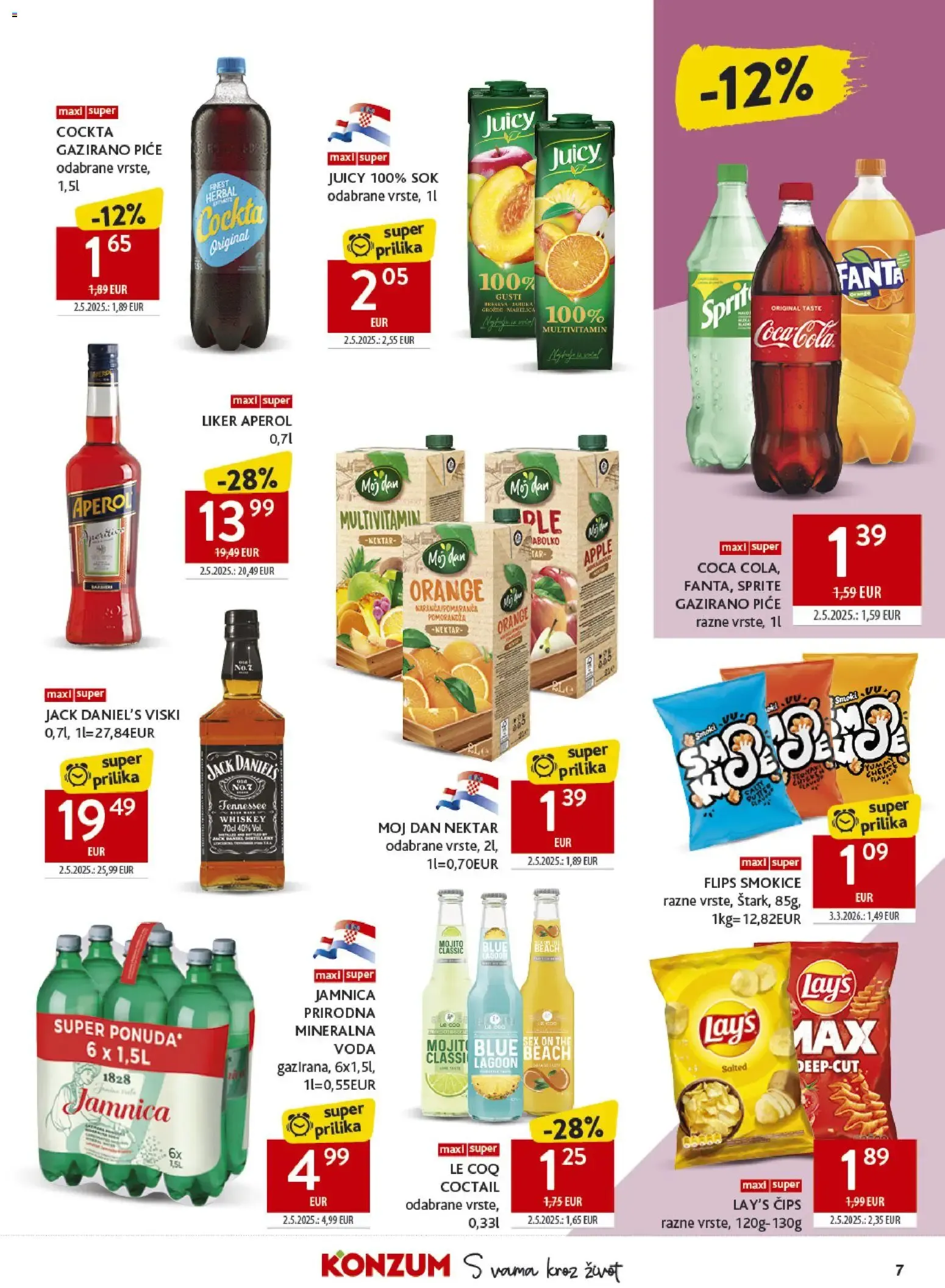 Katalog Konzum Katalog od 29. srpnja do 3. kolovoza 2026. - Pregled Stranica 7