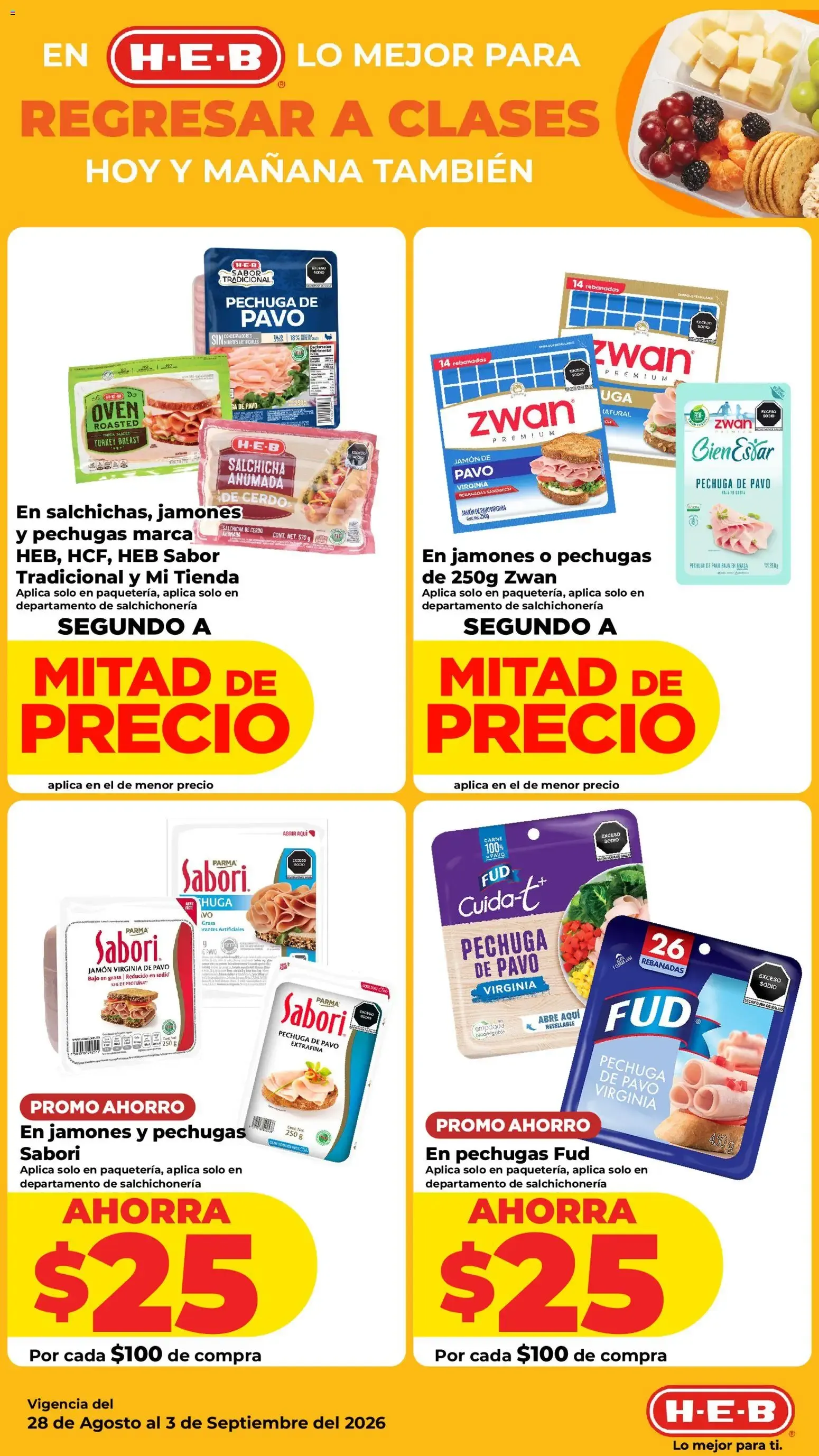 Catálogo de H-E-B: Los precios hoy están bajos y mañana también 28 de agosto al 31 de agosto 2026 - Pagina 6