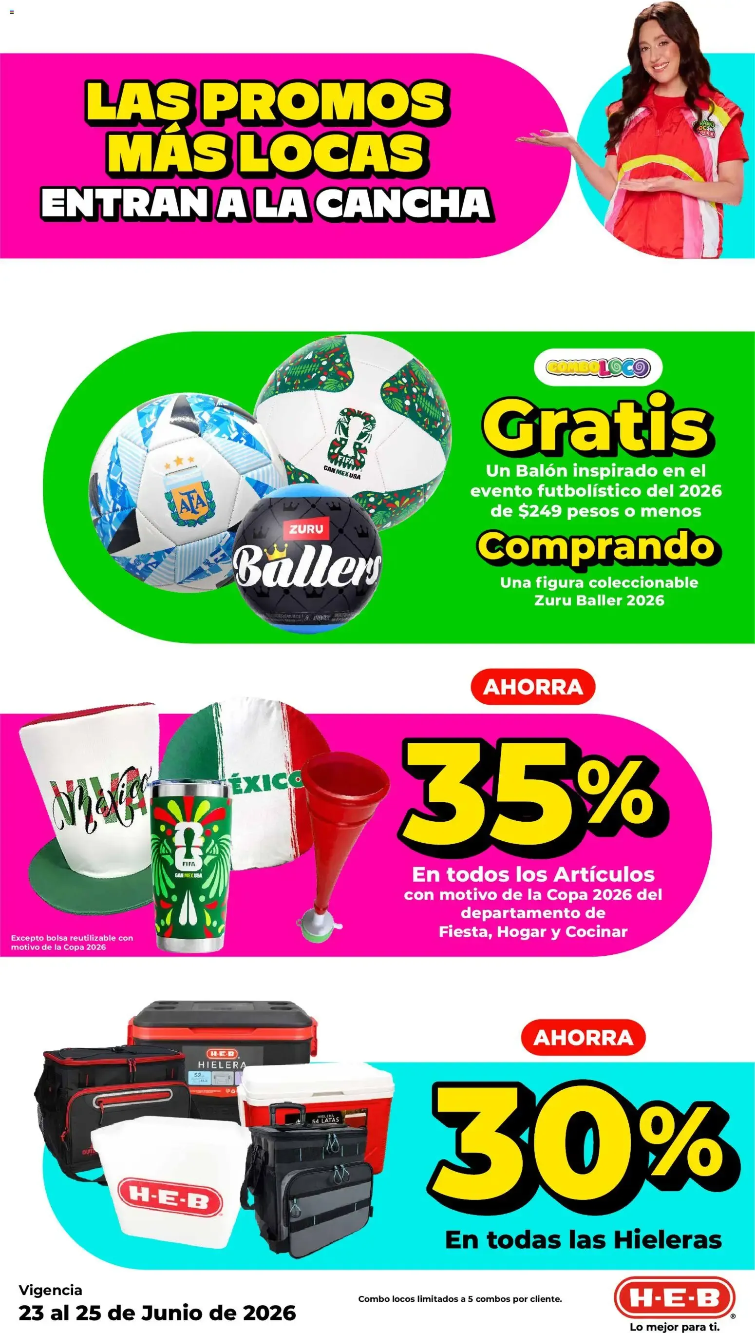 Catálogo de H-E-B folleto Las promos más locas (23/06/2026 - 25/06/2026) - catálogo en línea 23 de junio al 25 de junio 2026 - Pagina 6