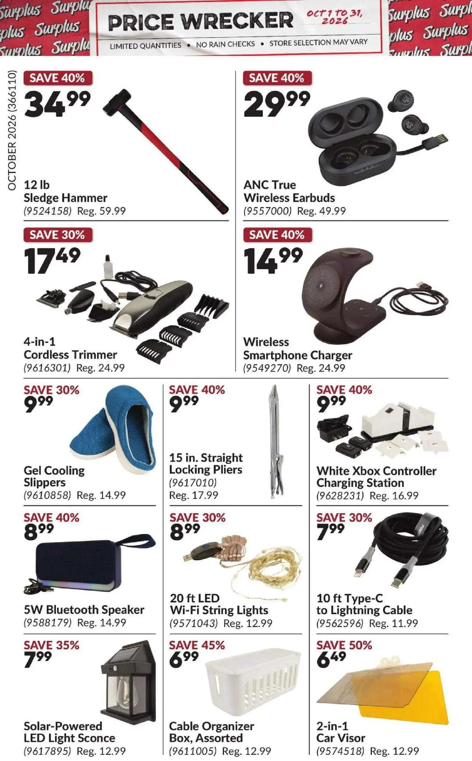 Princess Auto flyer - Price Wrecker from Oct 1, 2026 > weekly specials & deals from October 1 to October 31 2026 - flyer page 15