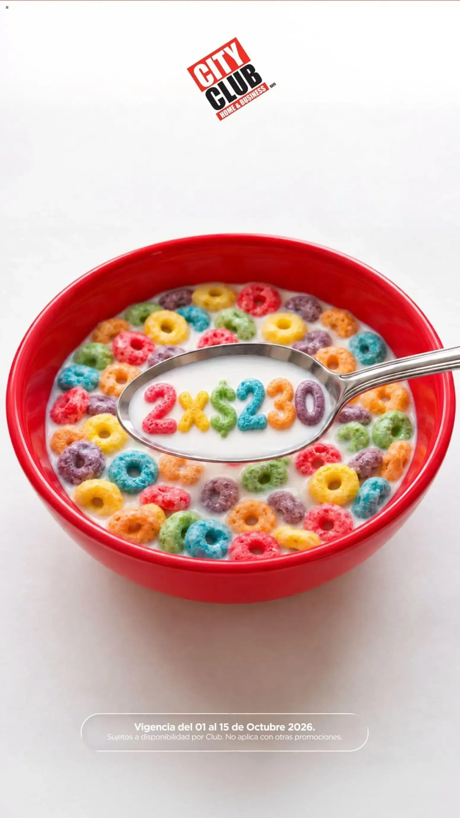 Catálogo de City Club catálogo Cereales (01/10/2026 - 15/10/2026) - catálogo en línea 1 de octubre al 15 de octubre 2026 - Pagina 1