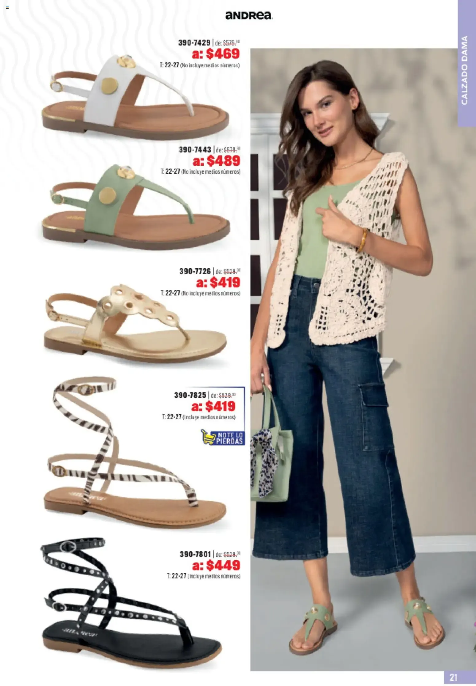 Catálogo de Andrea + Outlet Liquidación Primavera 31 de mayo al 25 de julio 2026 - Pagina 21