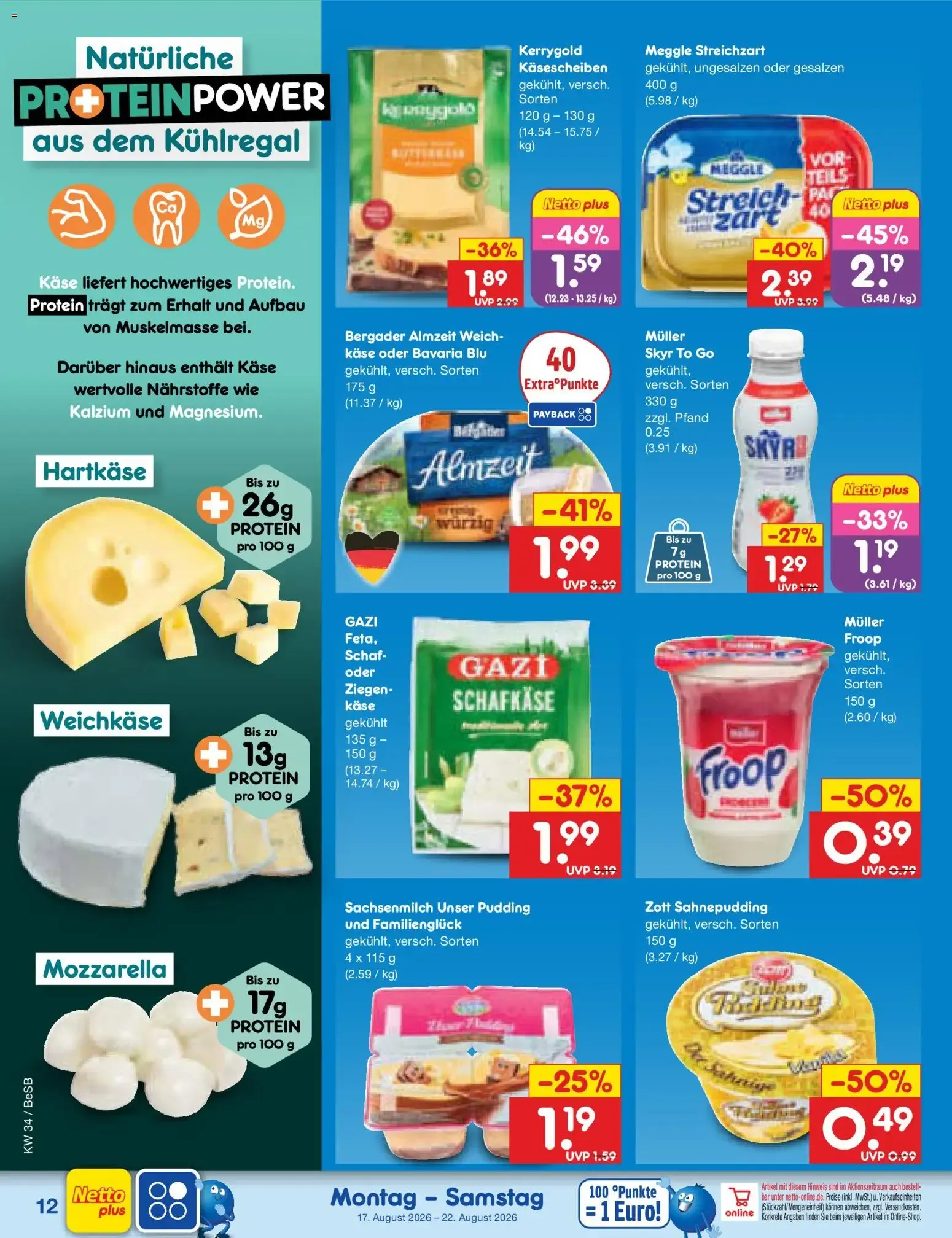 Netto Marken-Discount Prospekt (ab 17.08.2026) » Angebote von 17. August bis 22. August 2026 - Prospekt seite 16