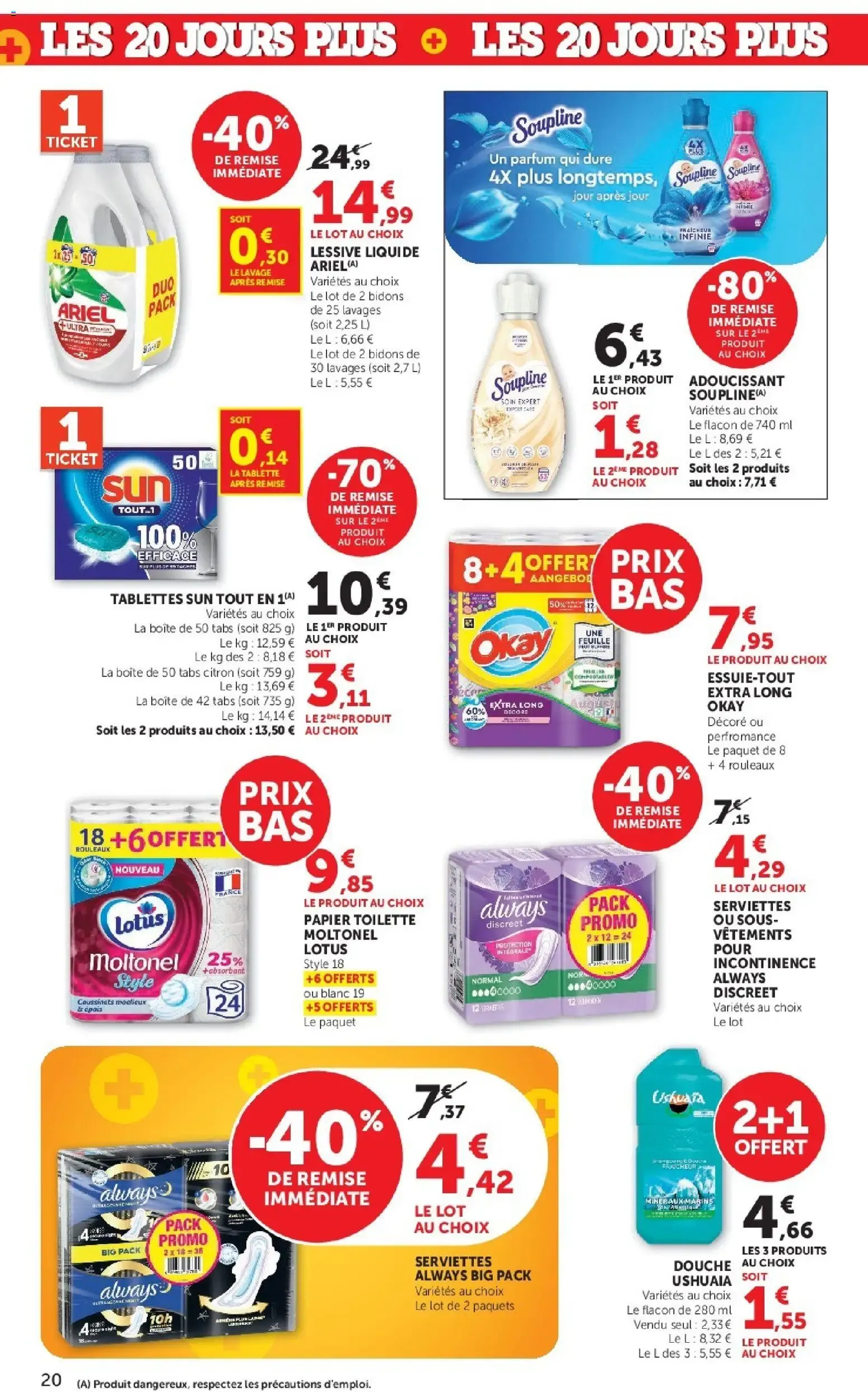 Hyper U Les 20 jours plus à partir du 29/09/2026 - promo en ligne du 29 septembre au 11 octobre 2026 - Catalogue page 20