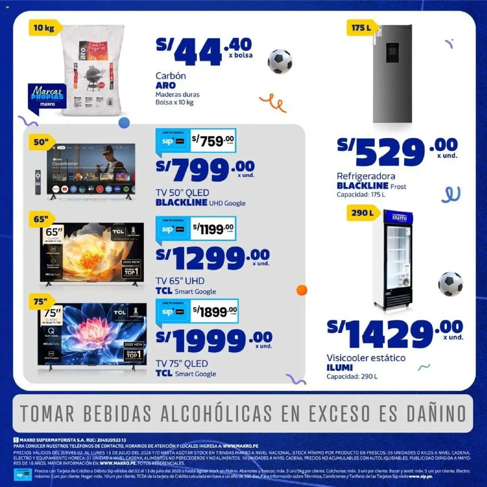 Catalogo de Makro: Tu Negocio en Modo Fútbol 2 de julio al 13 de julio 2026 - Pag 6