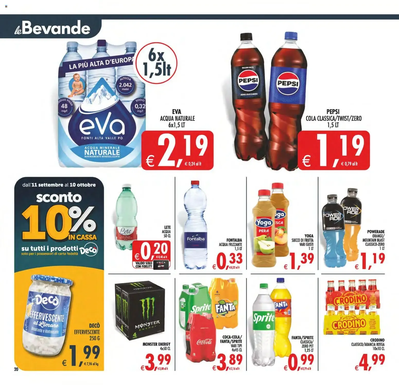 Deco Maxistore Supermercati Local - Super Concorso 20 Anni da 22 settembre a 1 ottobre di 2026 - Pagina del volantino 20