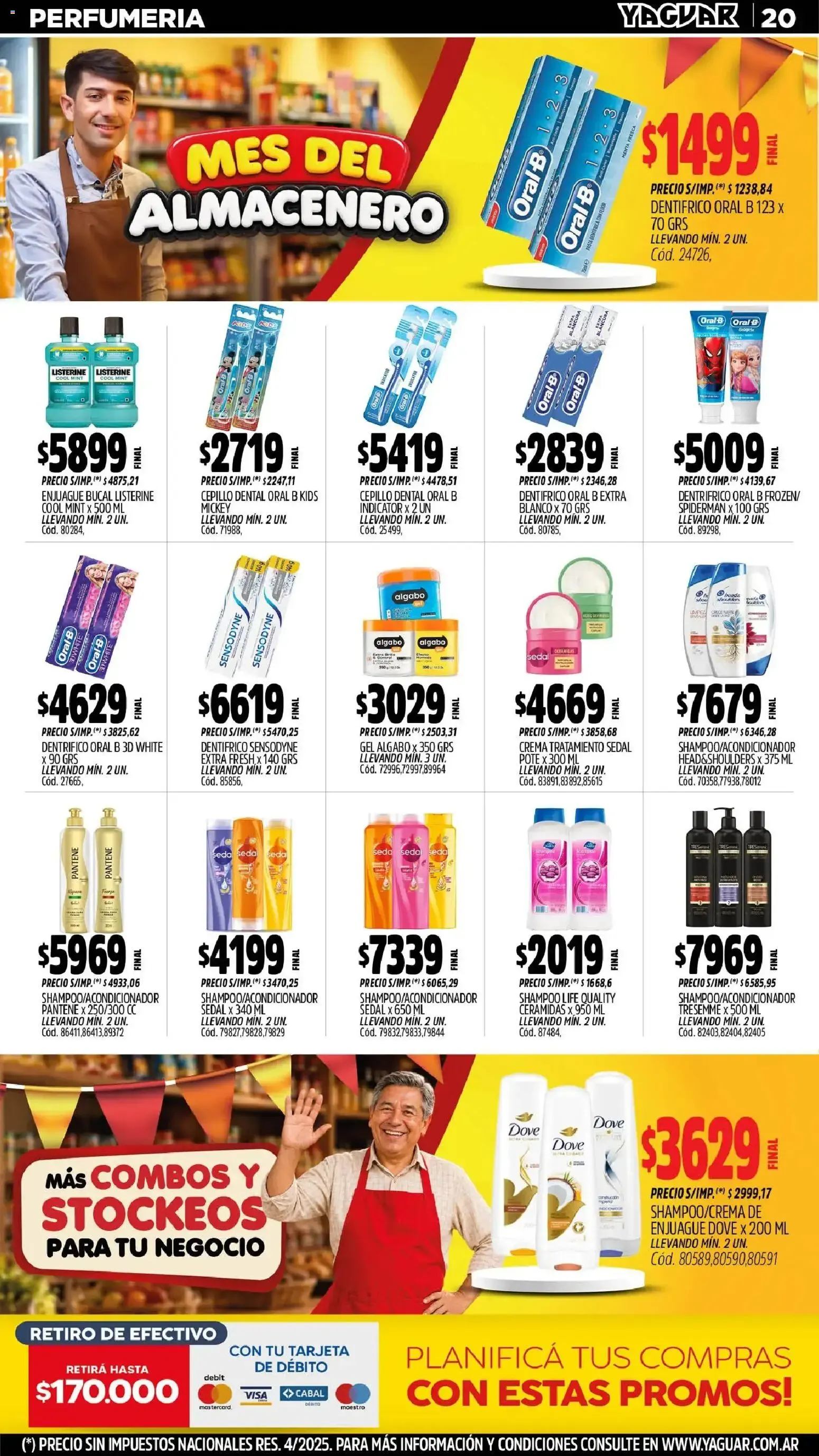 Ofertas de MAYORISTA YAGUAR MES DEL ALMACENERO 31 de agosto al 6 de septiembre 2026 - Página 20 del catálogo