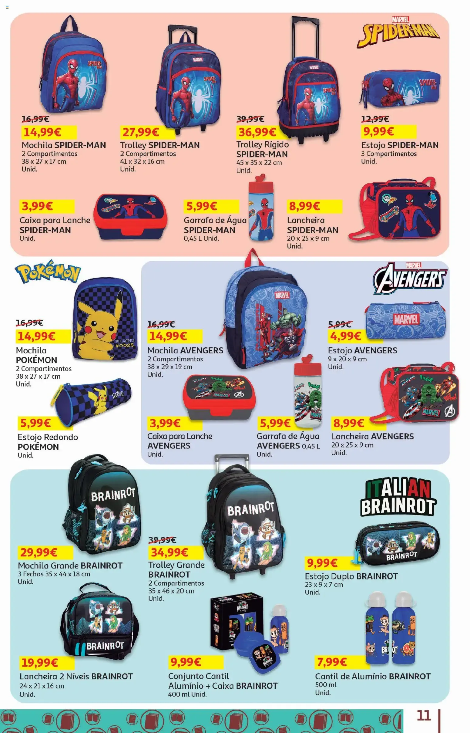 Folheto Auchan - Folheto Escolar » de 05/08/2026 - 03/09/2026 de 5 de agosto até 3 de setembro 2026 - Pagina 11