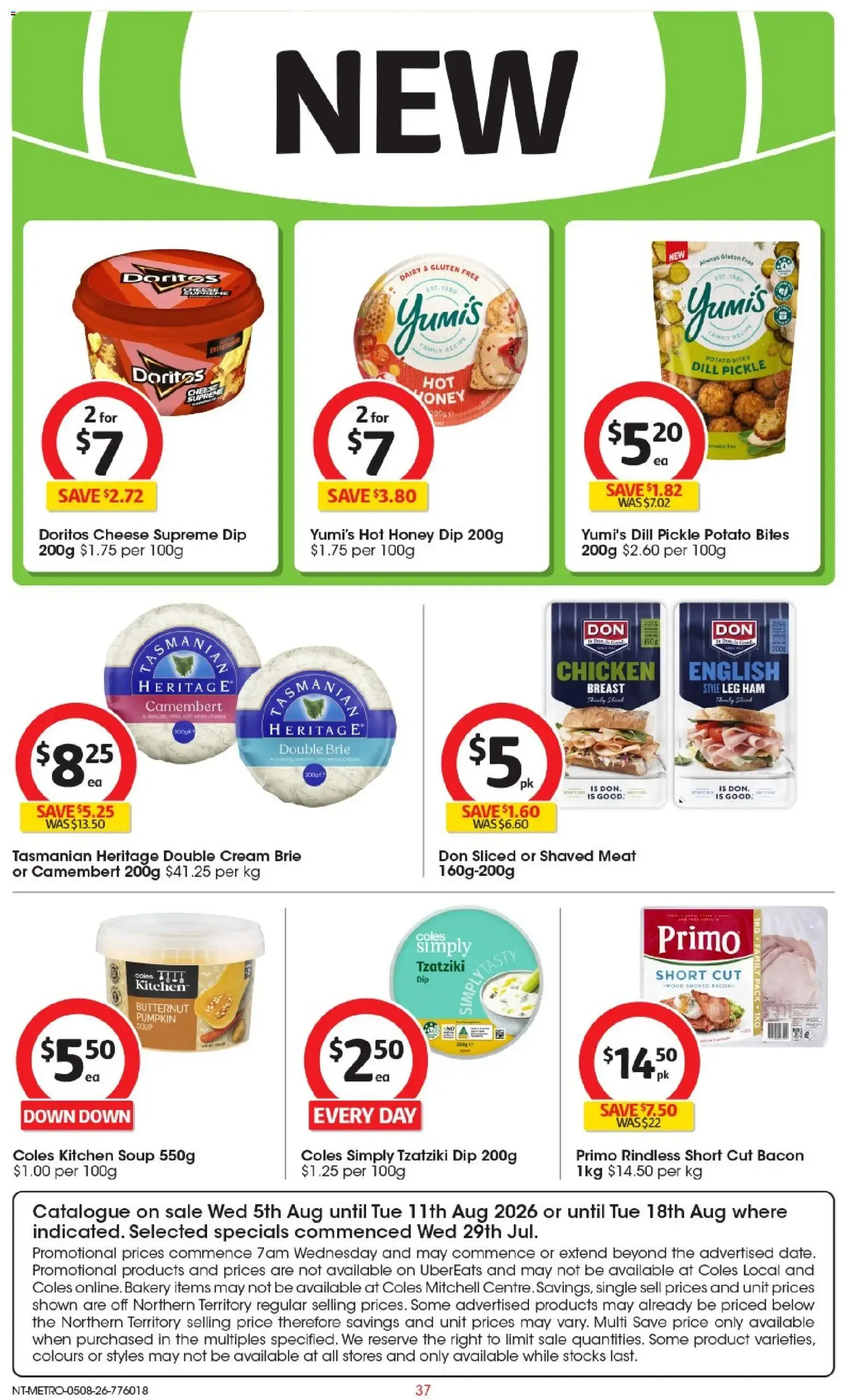Coles catalogue valid from 05/08/2026 > Online Australia - Catalogue valid from 5 August to 11 August 2026 - page 37