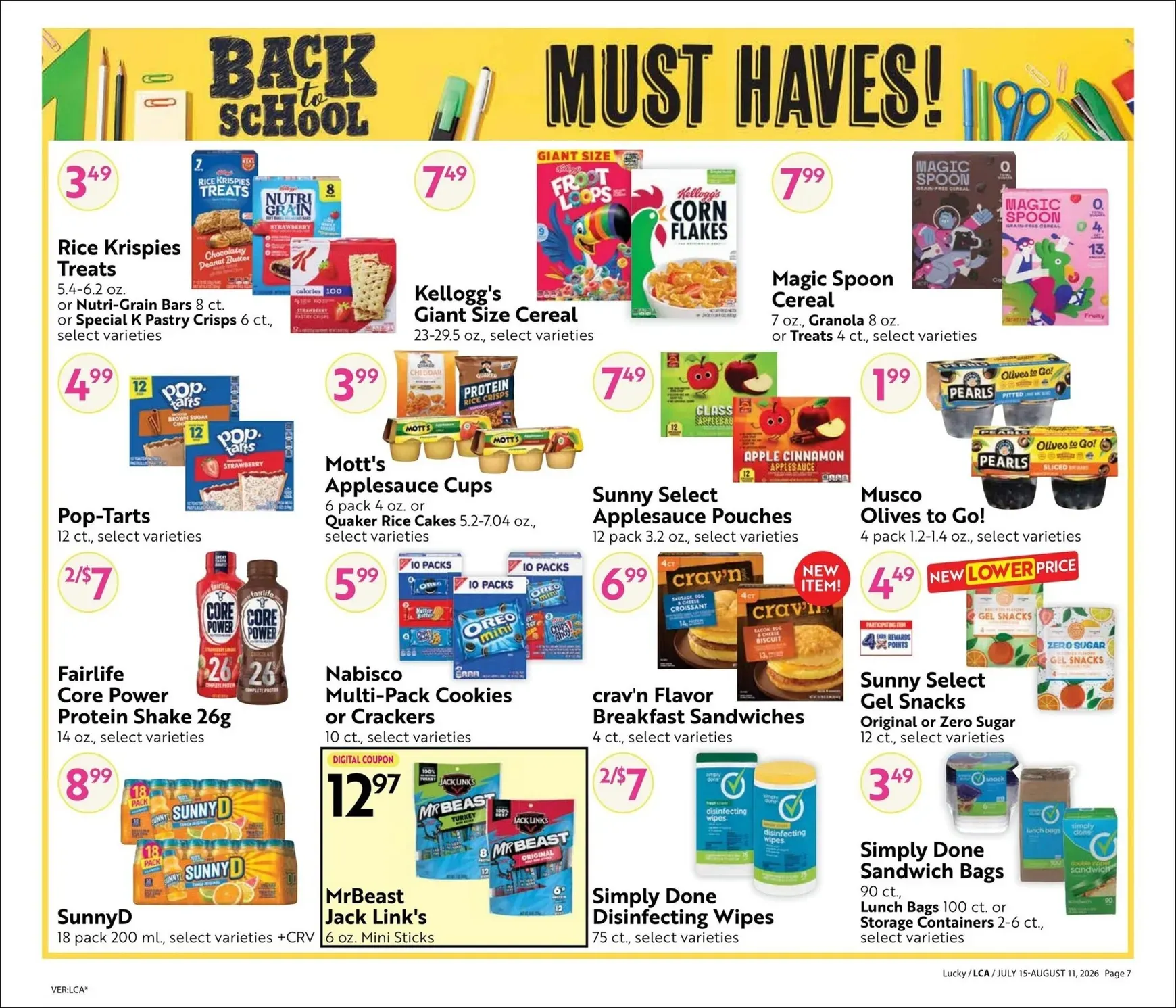 Weekly ad Lucky Steals & Deals from July 15 to August 11 2026 - Page 7