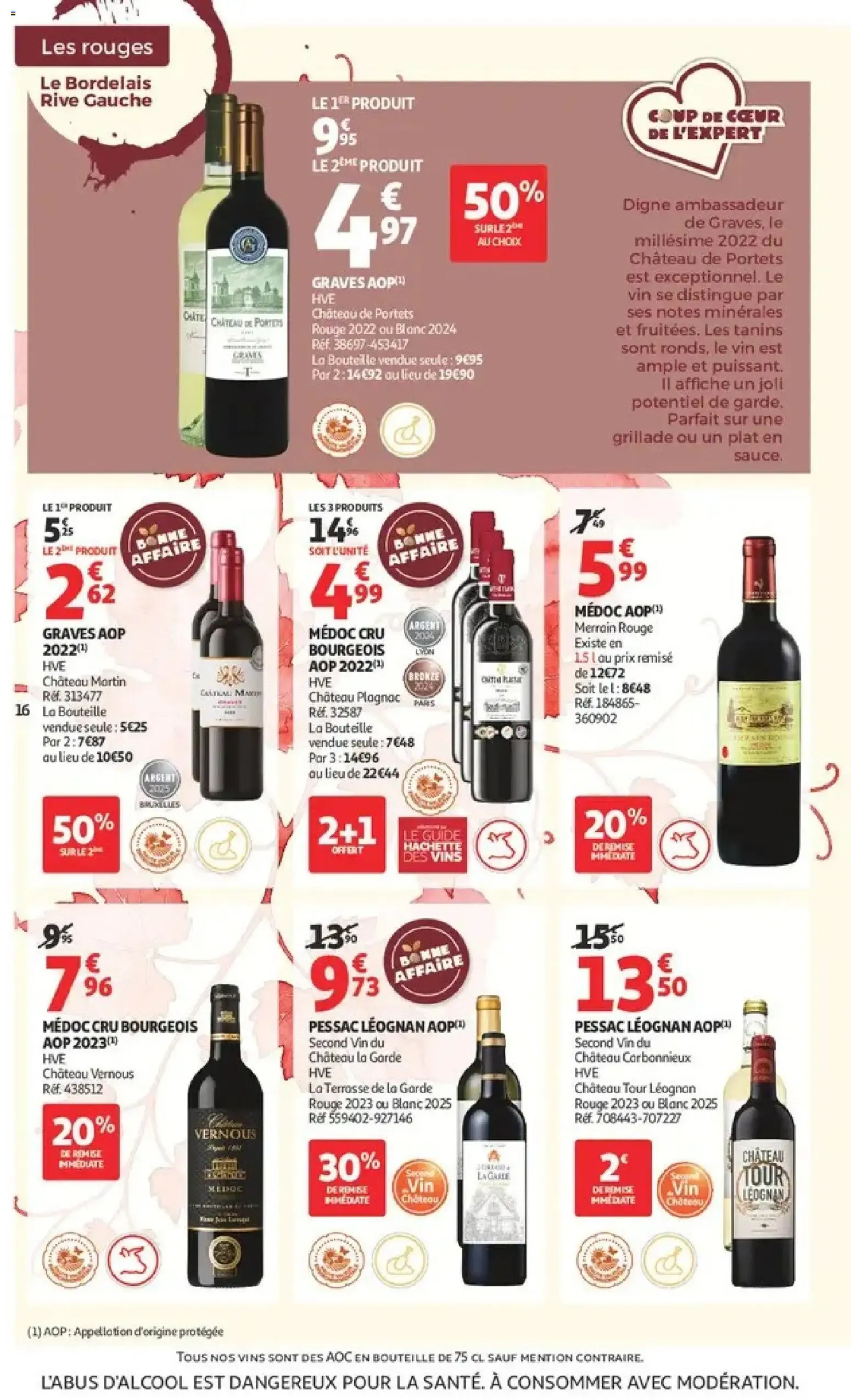 Auchan - Offerts Foire aux vins à partir du 25/09/2026 - promo en ligne du 25 septembre au 11 octobre 2026 - Catalogue page 16