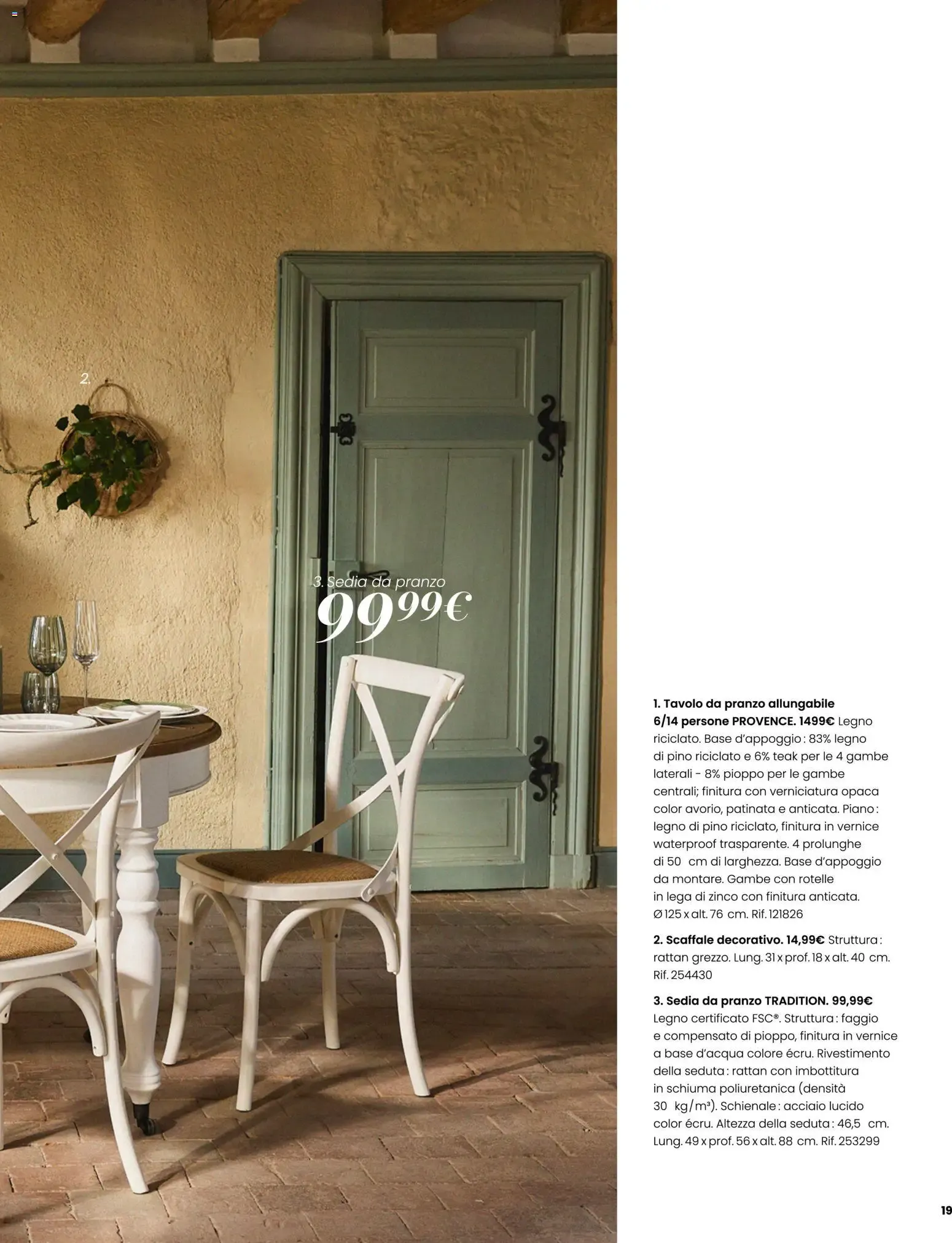 MAISONS DU MONDE PERCORSI INTERIORI COLLEZIONE AUTUNNO-INVERNO 2026 da 23 settembre a 20 marzo di 2027 - Pagina del volantino 19