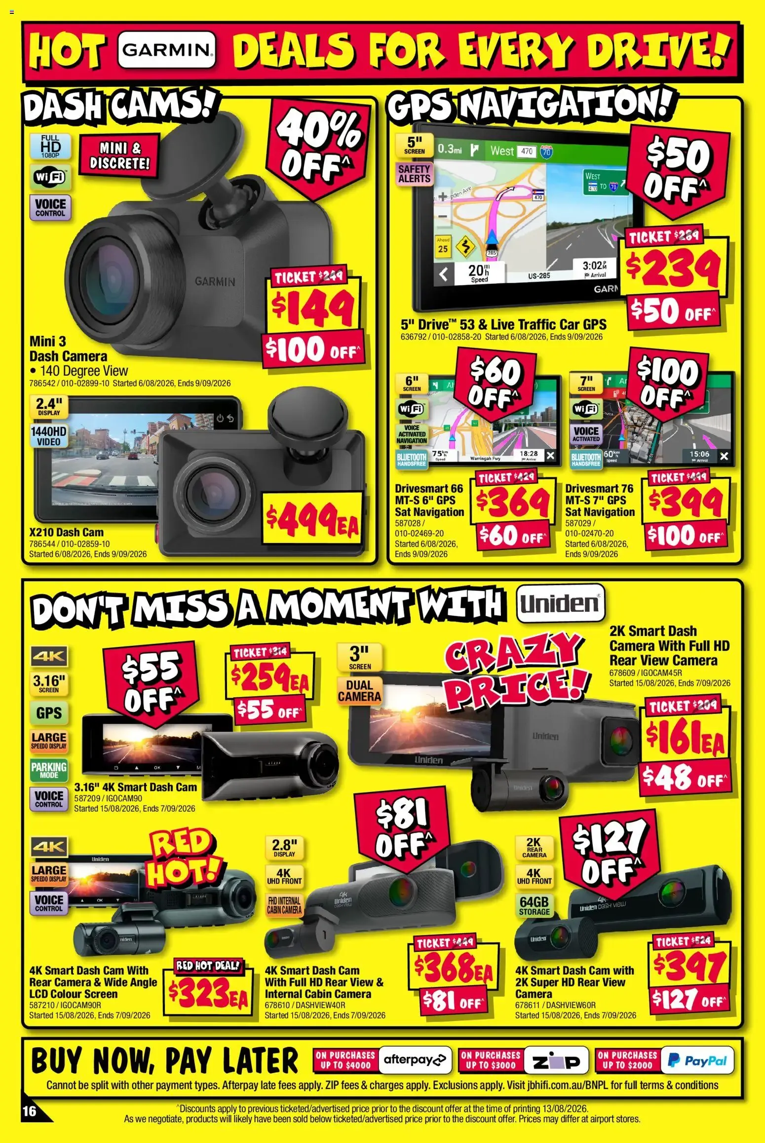 JB Hi-Fi Deals for Dad! Fitness, Wearables & Outdoor! - Catalogue valid from 24 August to 6 September 2026 - page 16
