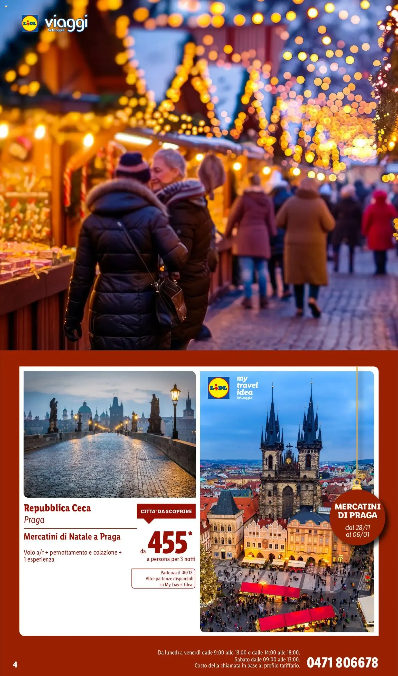 Lidl Viaggi: Mercatini e Wellness da 8 ottobre a 15 dicembre di 2026 - Pagina del volantino 4