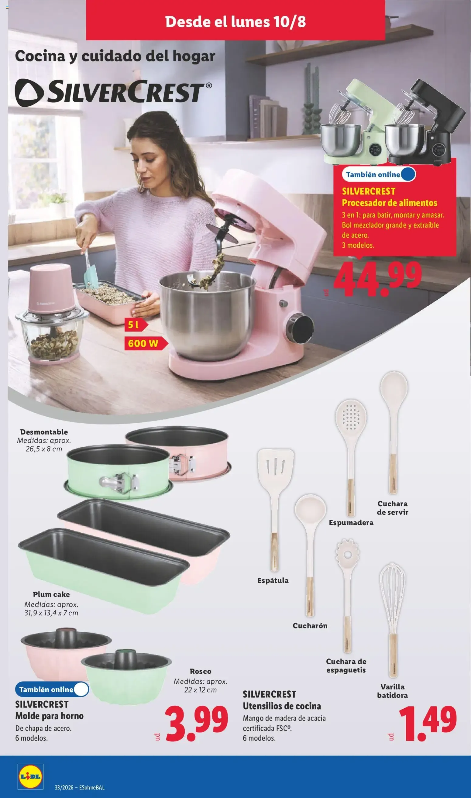 Catálogo de Lidl folleto de bazar del 10/08/2026 | Ofertas 10 de agosto al 16 de agosto 2026 - Página 10