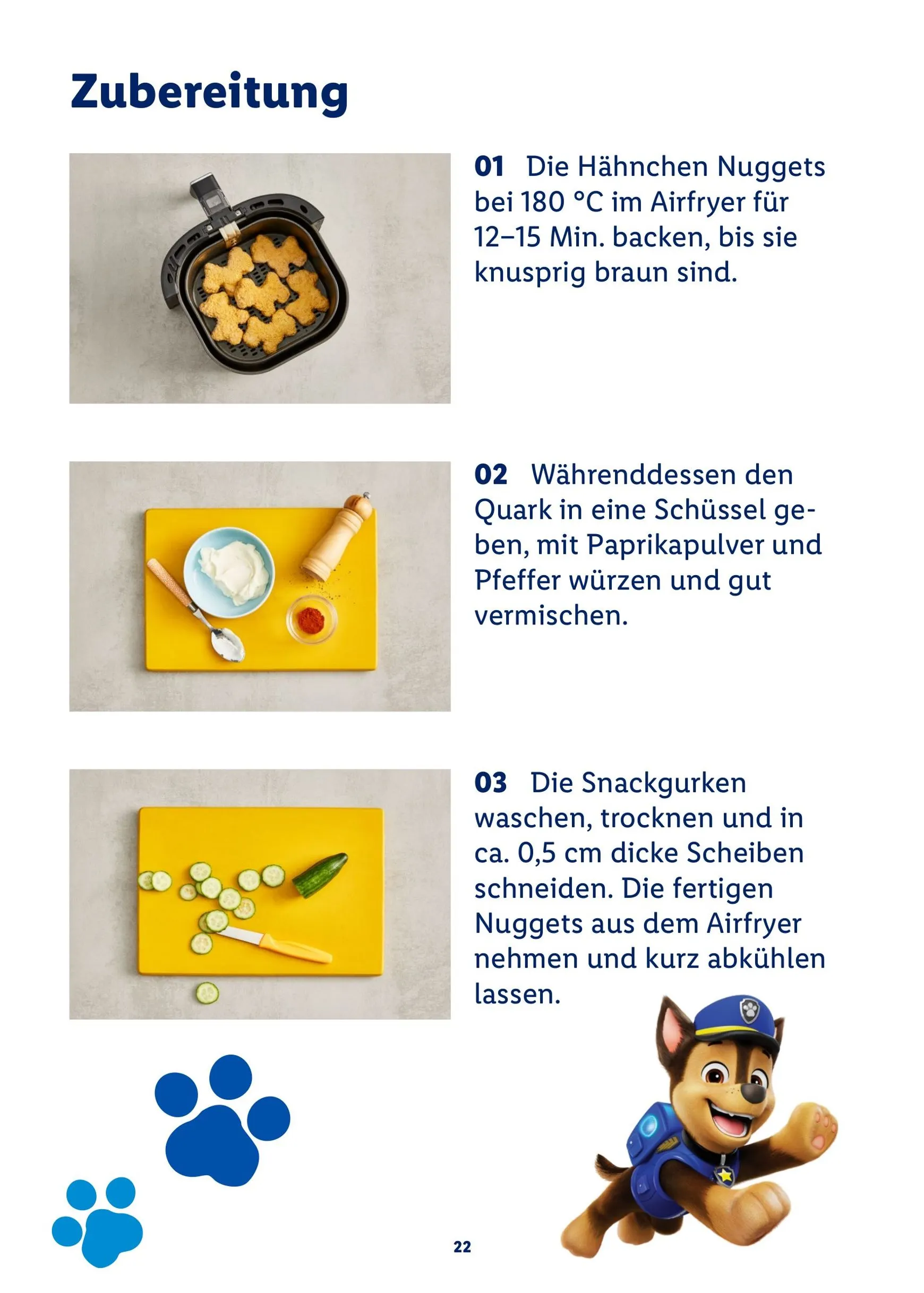 PAW Patrol Rezeptheft von 20. Juli bis 23. August 2026 - Prospekt seite 22
