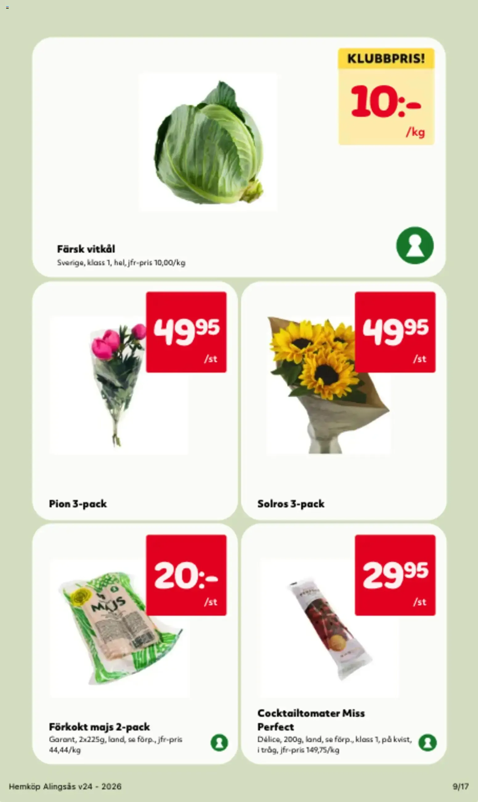 Hemköp VECKANS BÄSTA PRISER! från 8 juni till 14 juni 2026 - Reklamblad sidor 9