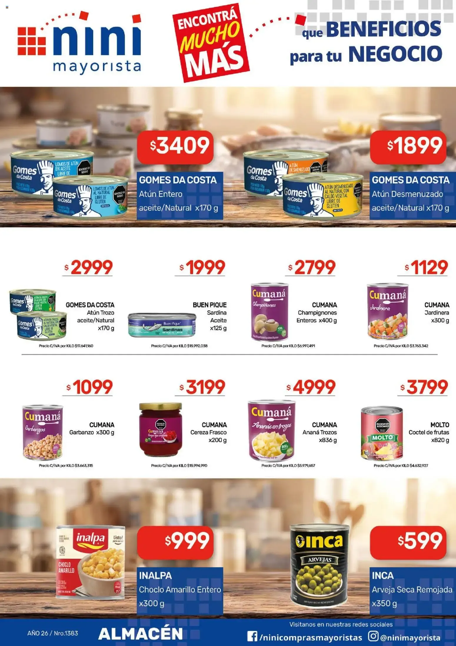 Ofertas de NINI Mayorista catálogo del 26/10/2026 - 01/11/2026 26 de octubre al 1 de noviembre 2026 - Página 26 del catálogo