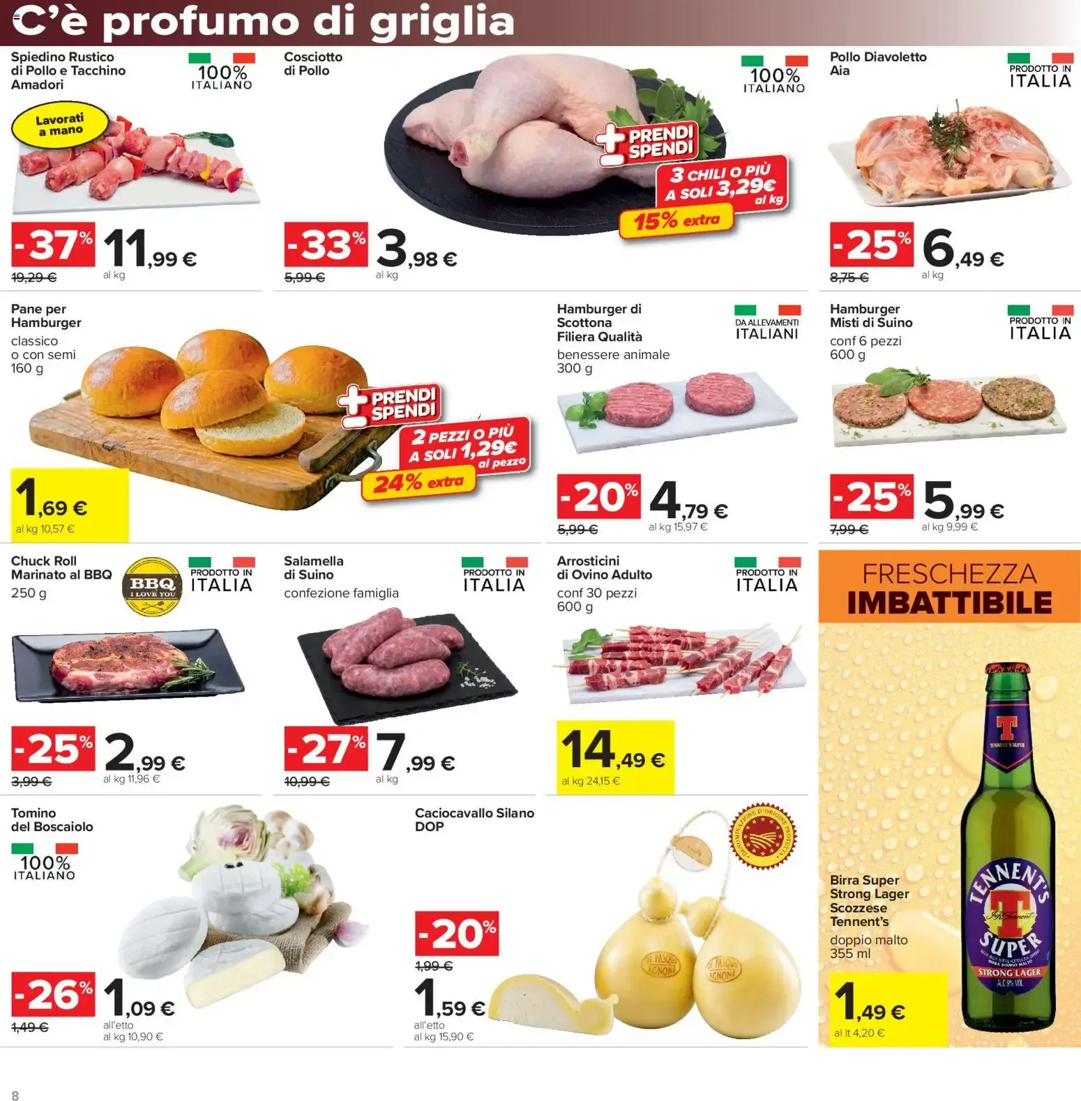 Carrefour Iper: Prezzi Bollenti da 6 agosto a 19 agosto di 2026 - Pagina del volantino 8