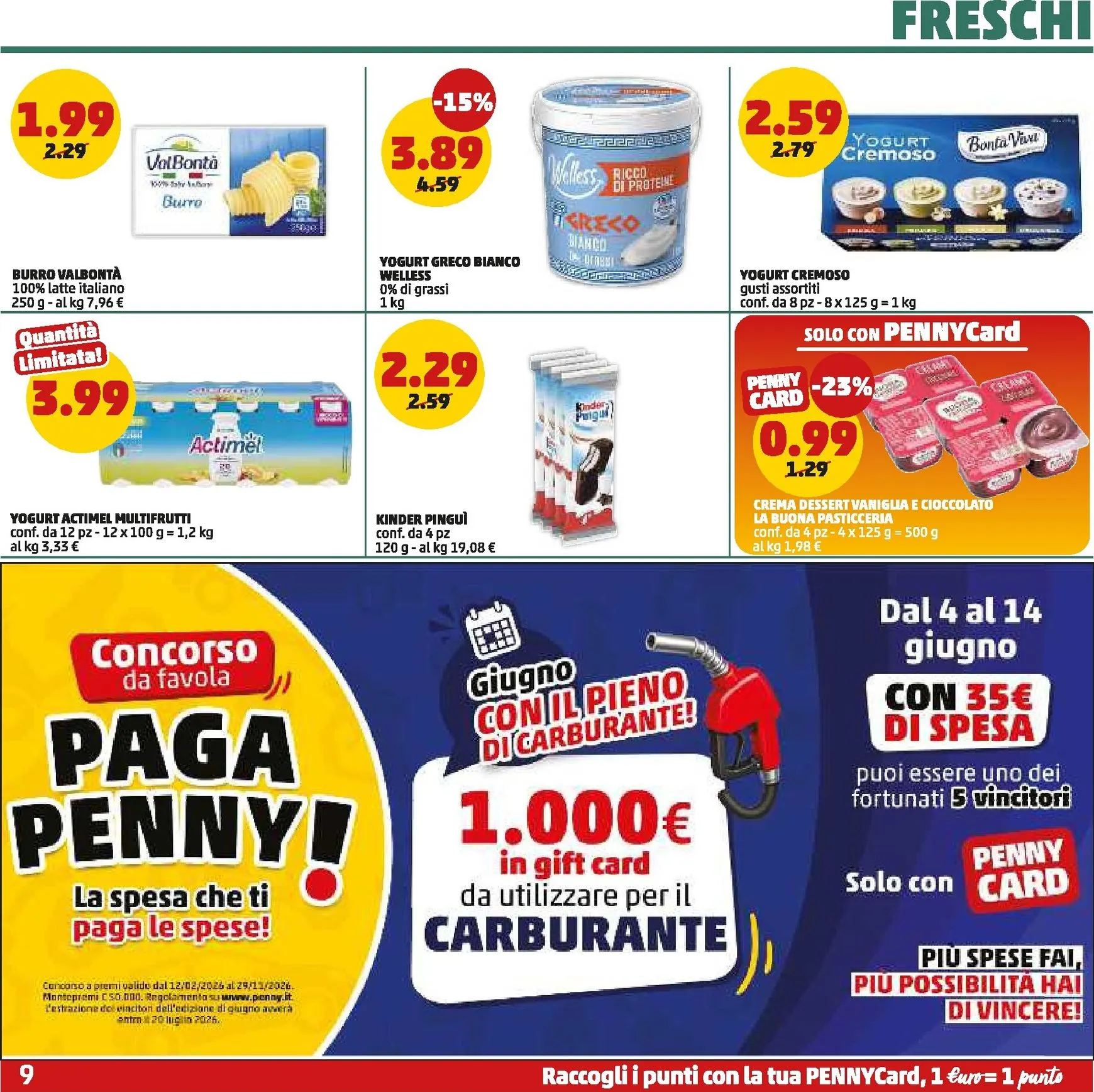 Volantino attuale di PENNY valido dal giovedì 04/06/2026 al domenica 14/06/2026 da 4 giugno a 14 giugno di 2026 - Pagina del volantino 9