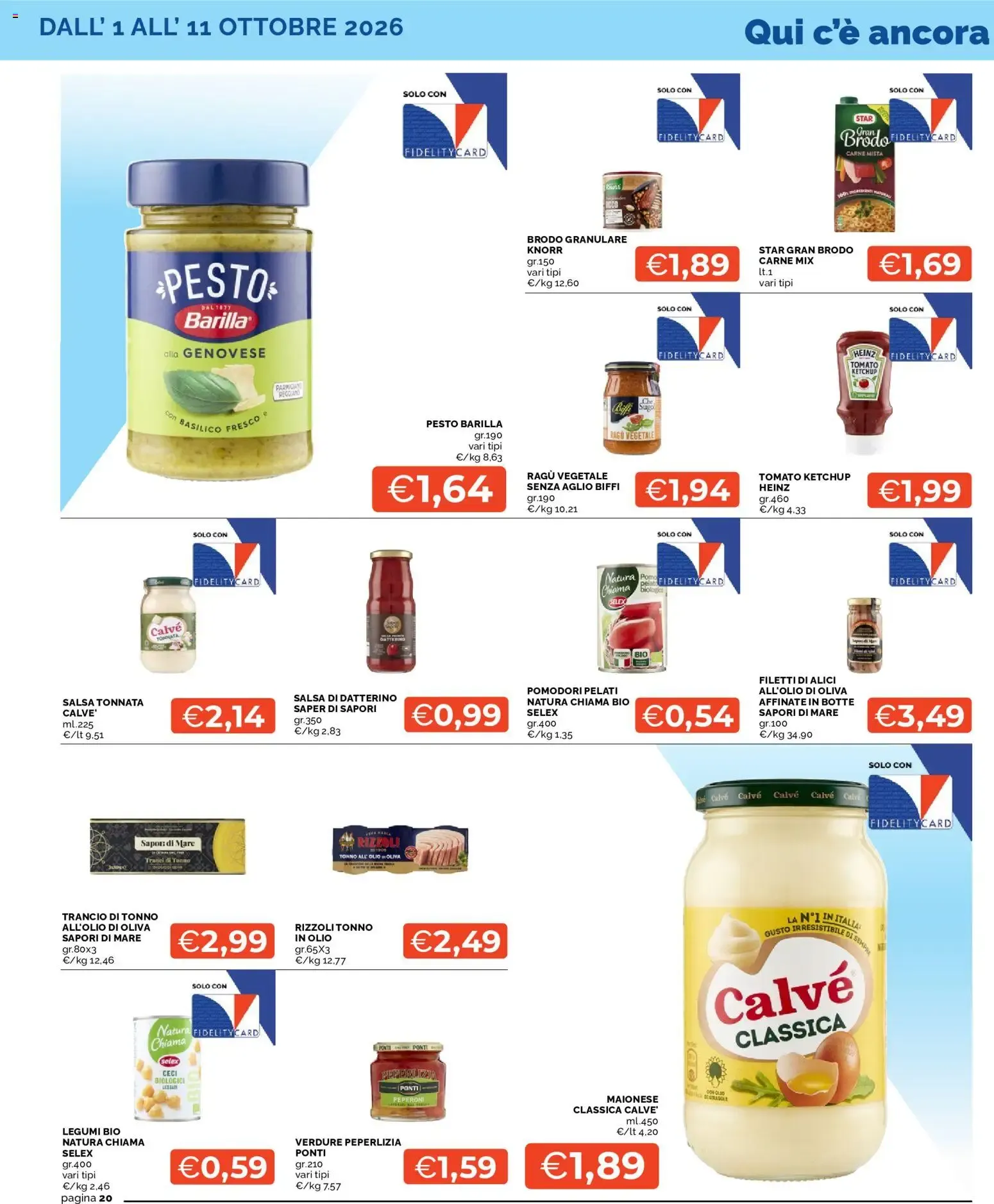 Mercatò volantino dal 01/10/2026 - online Offerte da 1 ottobre a 10 ottobre di 2026 - Pagina del volantino 20