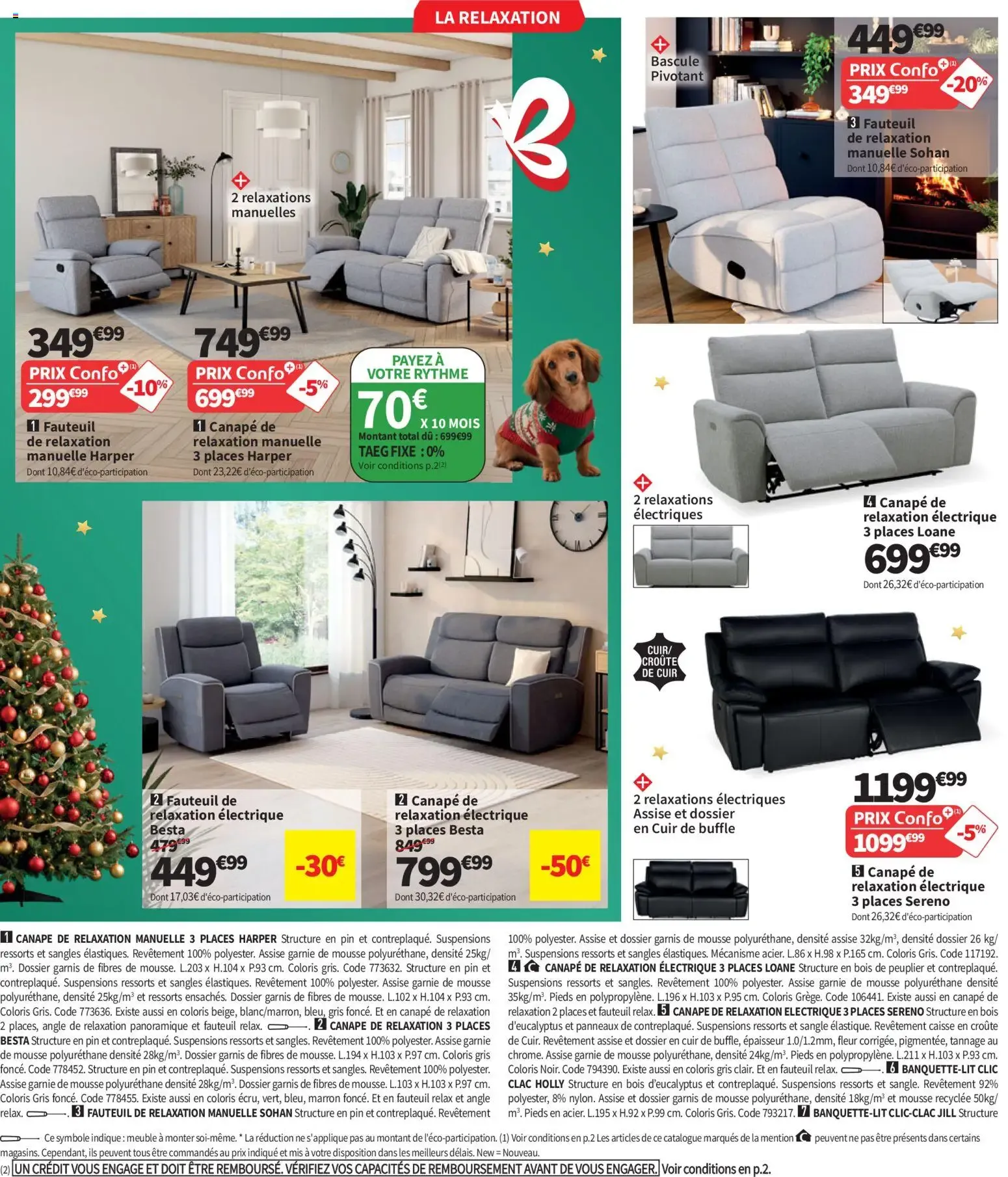Conforama - Promos de Noël du 27 octobre au 25 décembre 2026 - Catalogue page 8