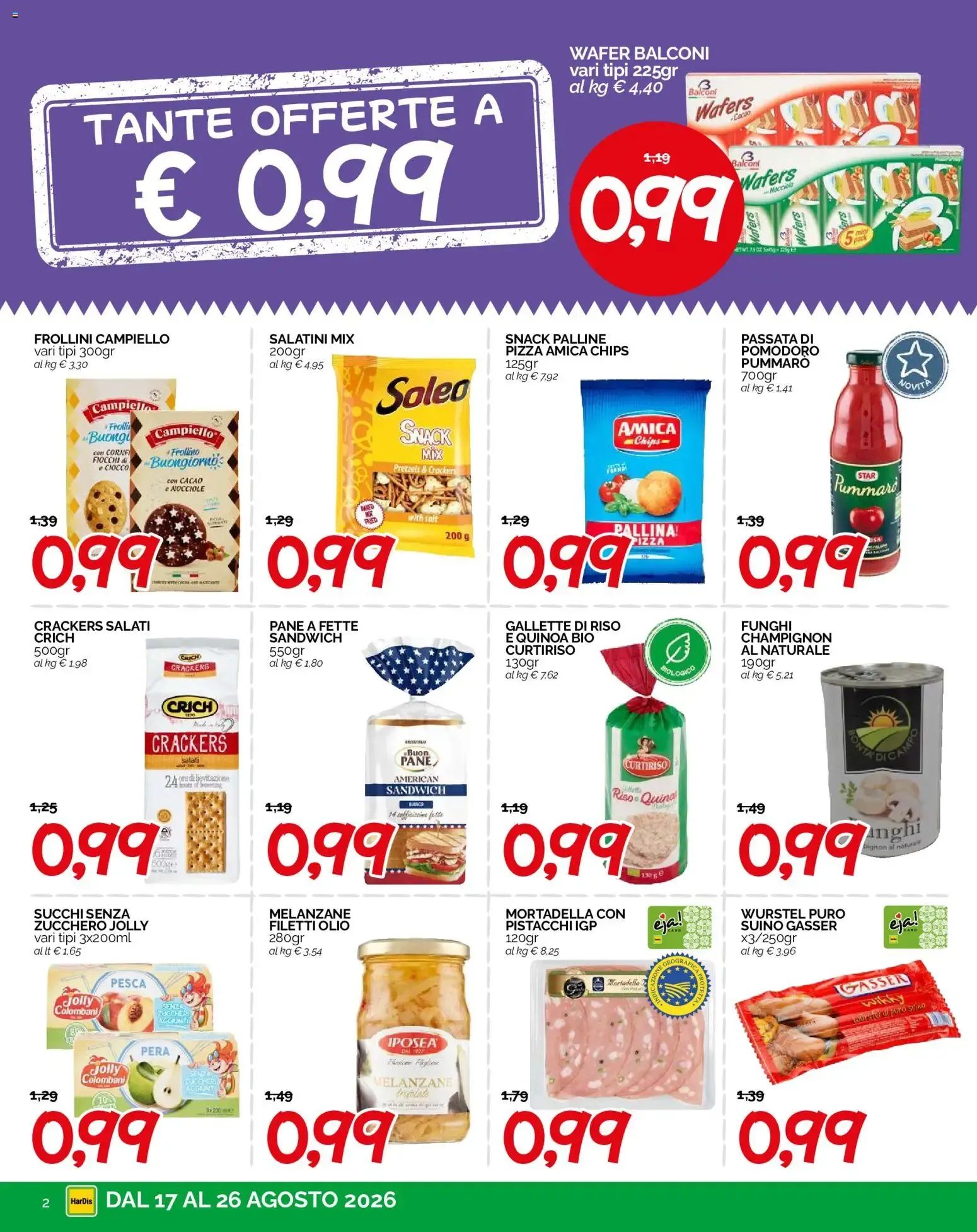 HarDis volantino dal 17/08/2026 - online Offerte da 17 agosto a 26 agosto di 2026 - Pagina del volantino 2