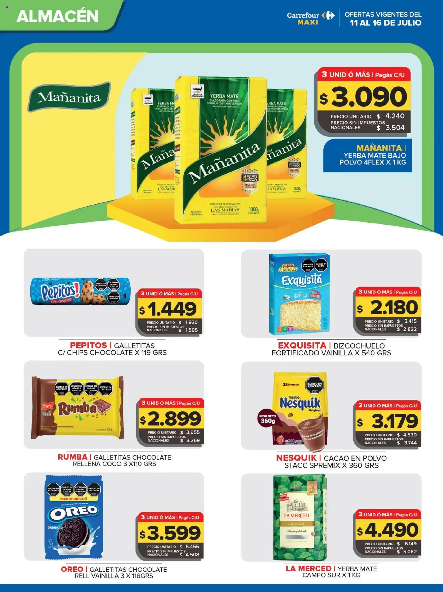 Ofertas de Carrefour Maxi || del 11/07/2026 - 17/07/2026 || Promociones 11 de julio al 16 de julio 2026 - Página 6 del catálogo