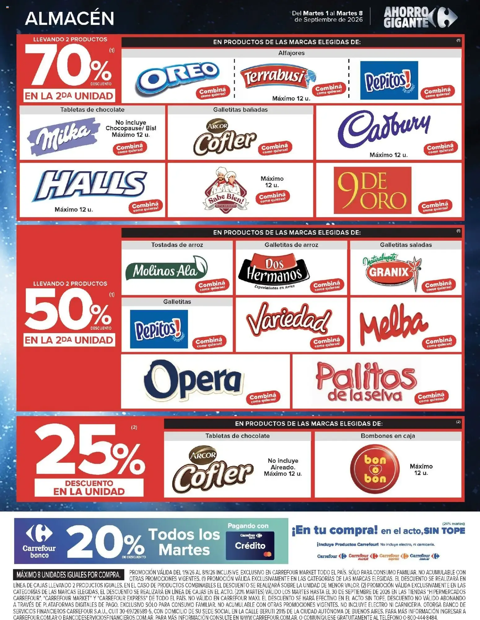Ofertas de Carrefour - Ofertas Hiper y Market | Ahorro Gigante 1 de septiembre al 8 de septiembre 2026 - Página 42 del catálogo