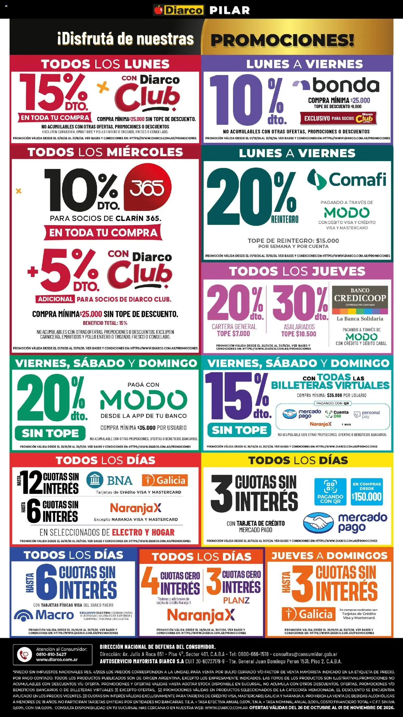 Ofertas de Diarco Pilar: Totalmente Renovado 26 de octubre al 1 de noviembre 2026 - Página 7 del catálogo