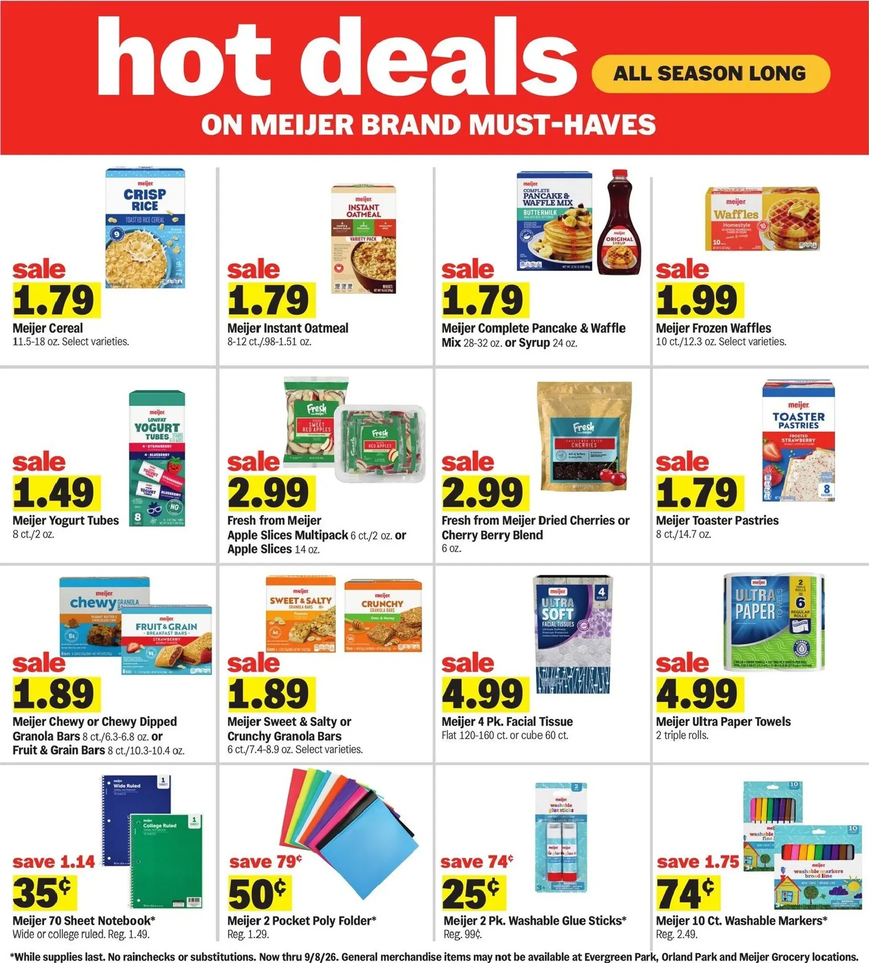 Weekly ad Meijer: Good Life Quality, Real Low Prices from August 19 to August 25 2026 - Page 14
