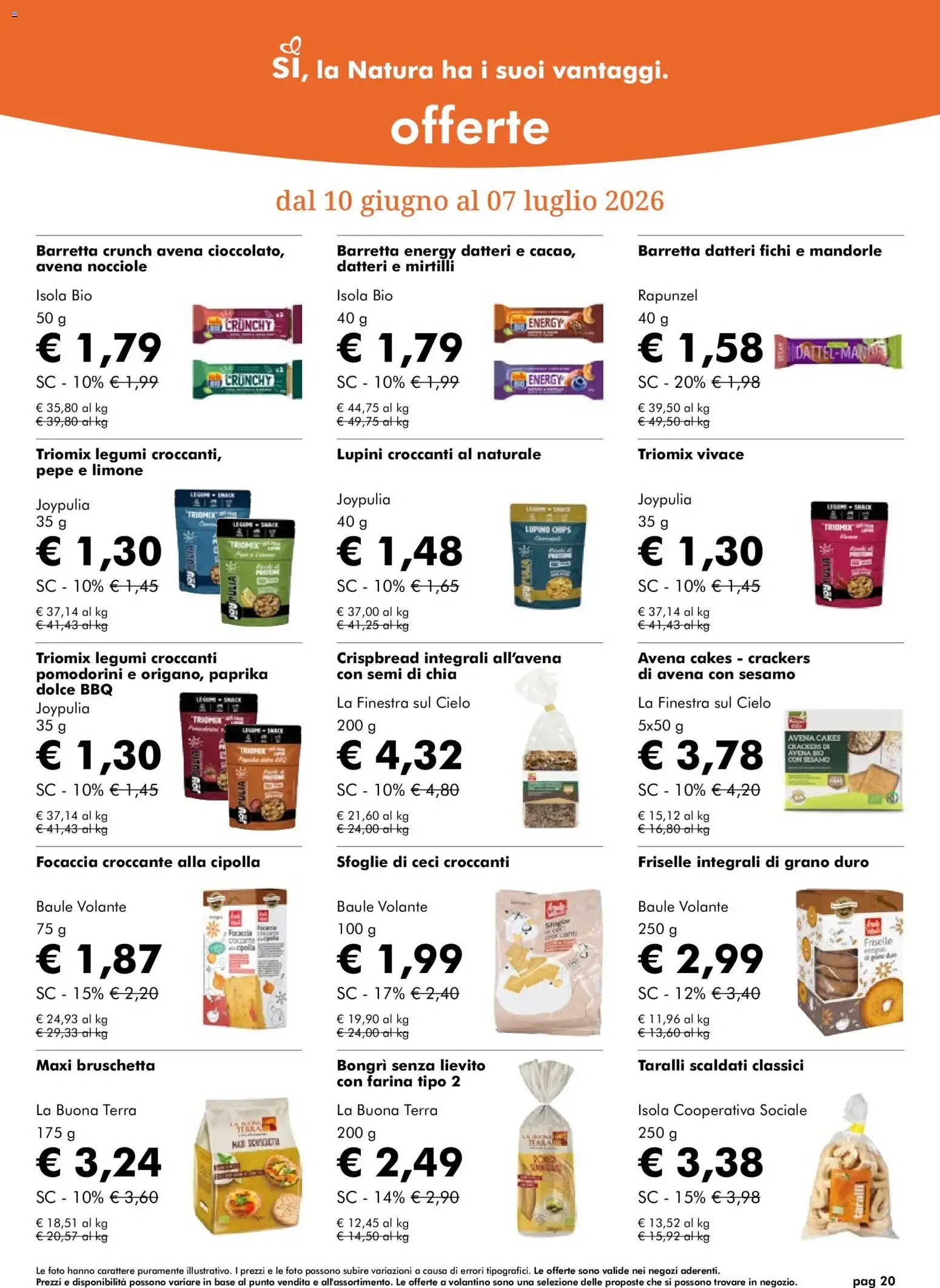 NaturaSì Offerte Giugno 2026 da 10 giugno a 7 luglio di 2026 - Pagina del volantino 20