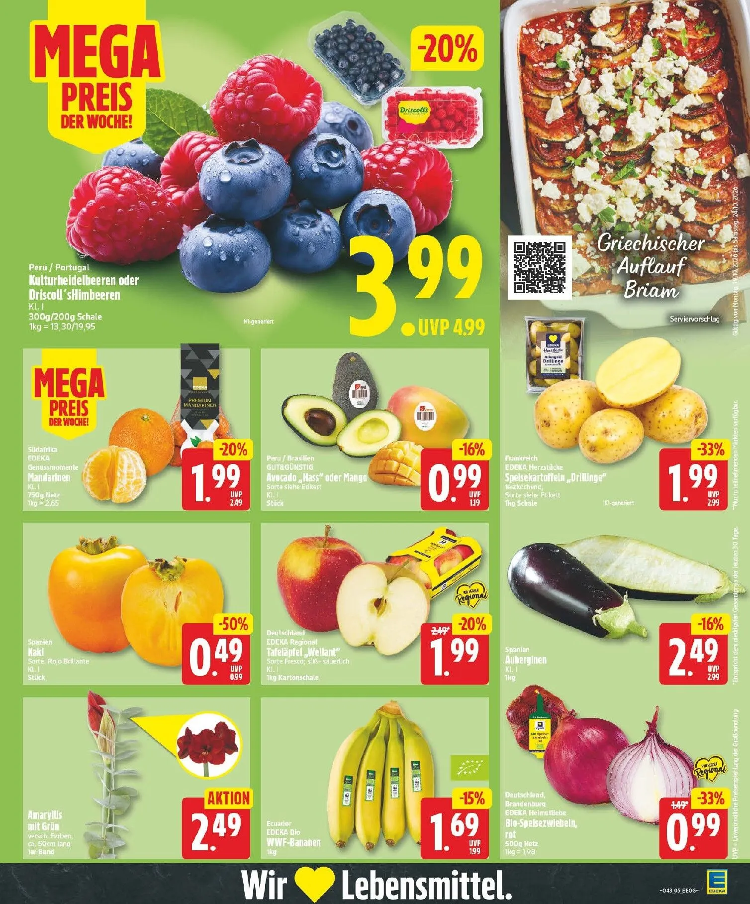 Edeka Prospekt nächste Woche – von Montag 19.10.2026 bis Samstag 24.10.2026 von 19. Oktober bis 24. Oktober 2026 - Prospekt seite 5