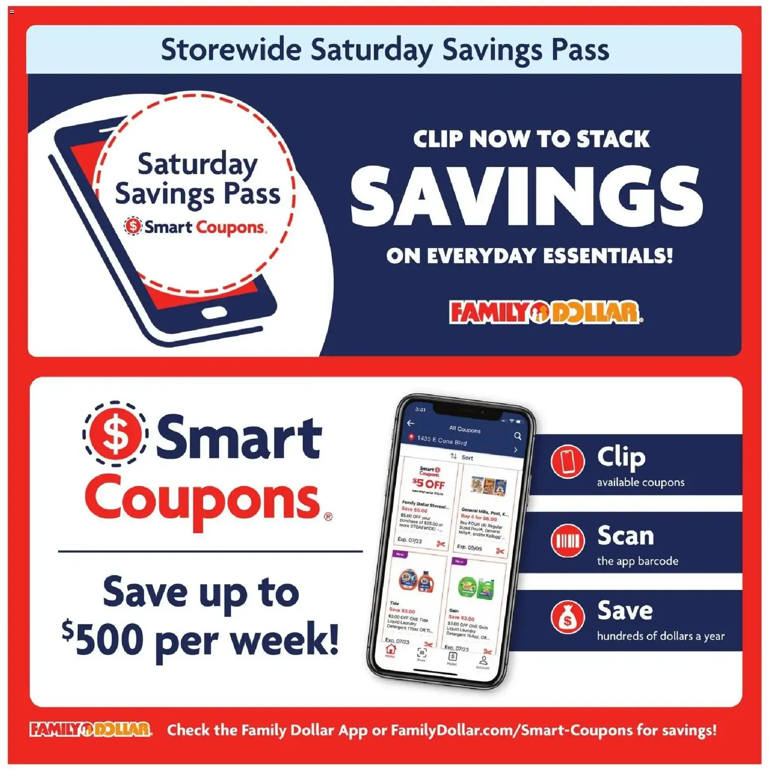 Weekly promotion Family Dollar Weekly Ad (10/18 - 10/24 2026) - Flyer spanning from October 18 to October 24 2026 - Page 4 for Catalogue 365