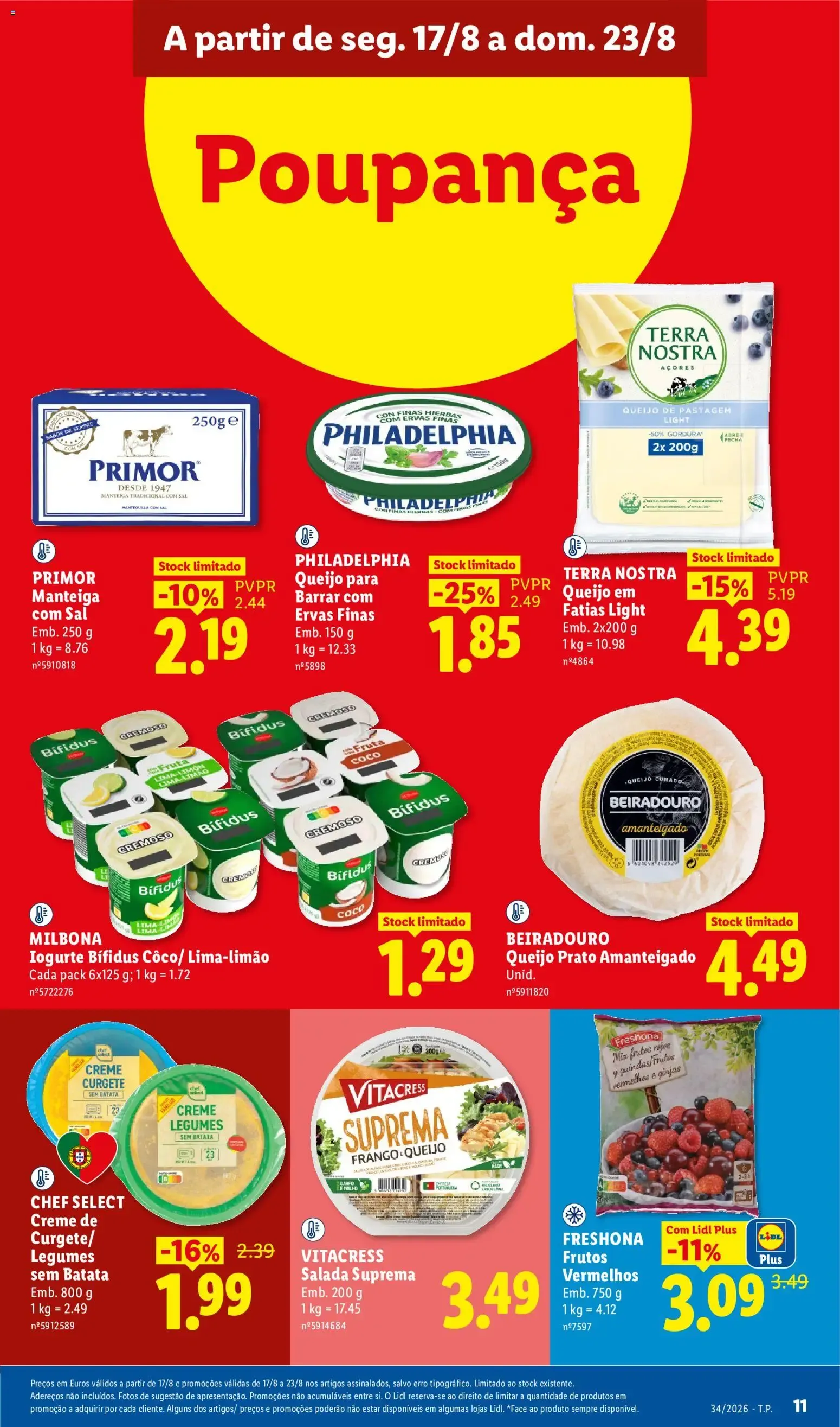 Folheto Lidl Poupança de 17 de agosto até 23 de agosto 2026 - Pagina 11