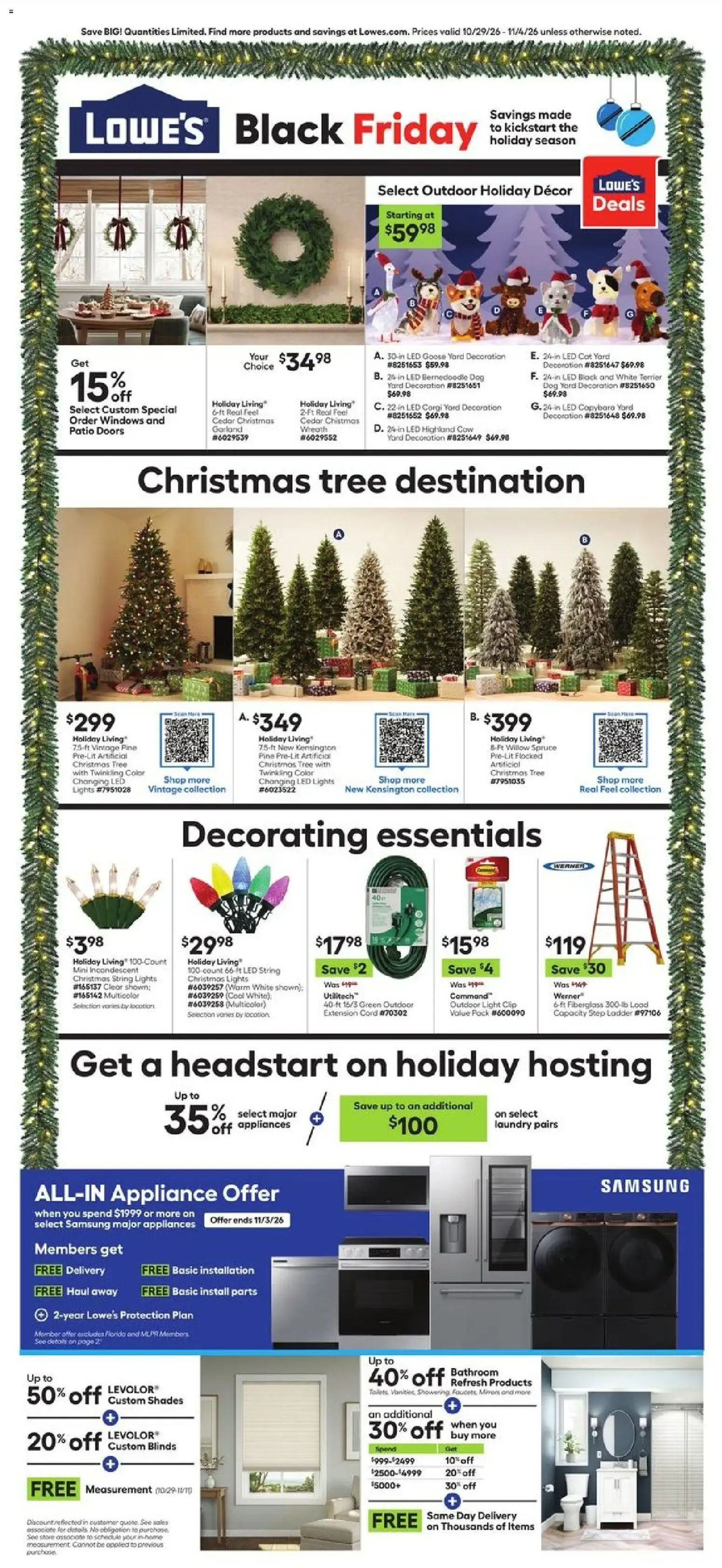 Weekly ad Lowe's Weekly Ads BLACK FRIDAY from 10/29/2026 from October 29 to November 4 2026 - Page 1