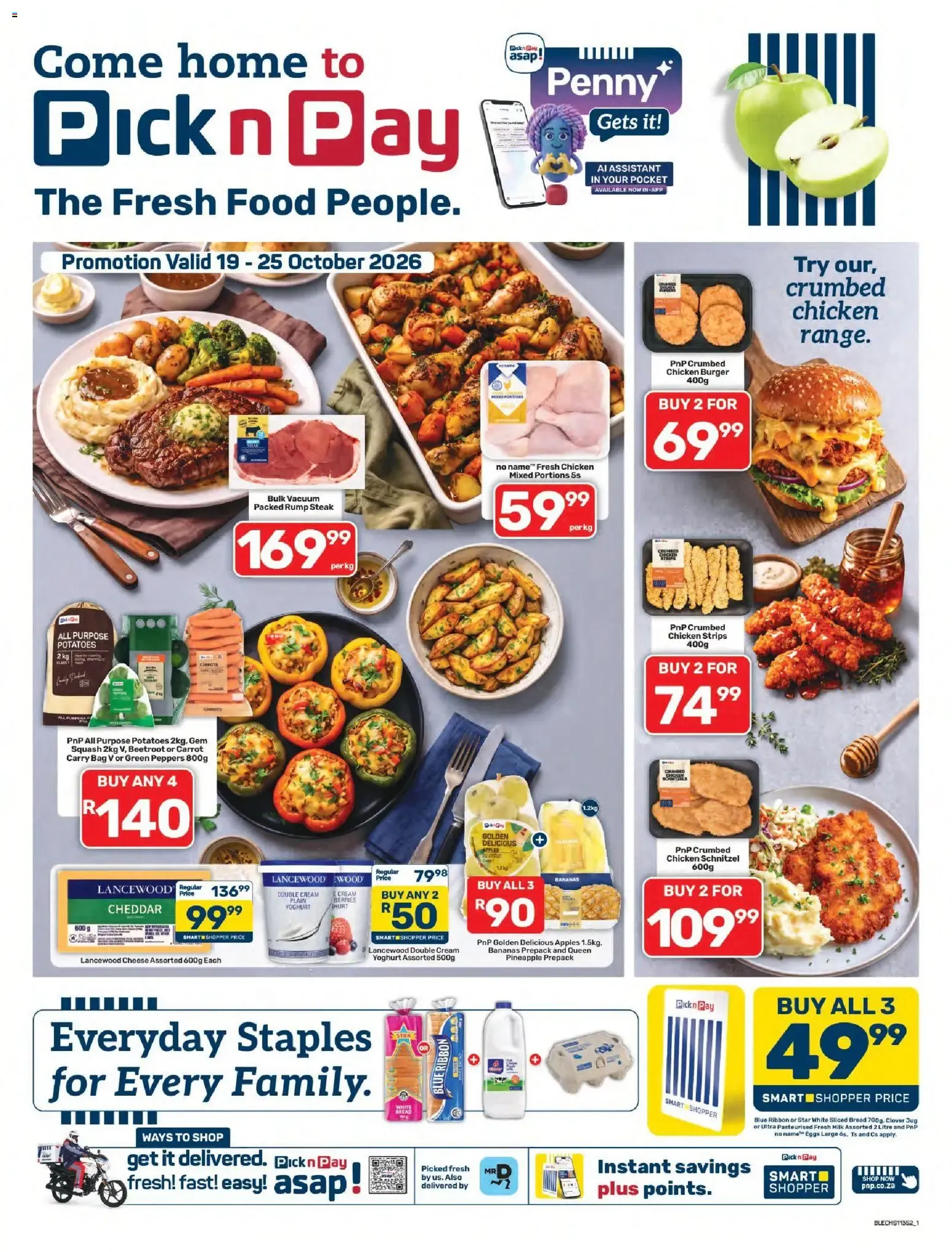 Pick n Pay Eastern Cape - Specials (19/10/2026 - 25/10/2026) Online from 19 October to 25 October 2026 - Catalogue Page 1