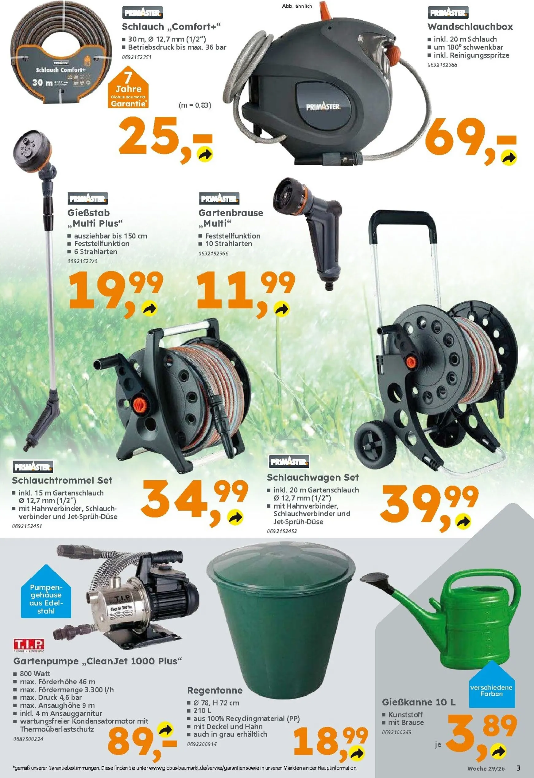 Globus Baumarkt Prospekt – von Sonntag 12.07.2026 bis Samstag 18.07.2026 von 13. Juli bis 18. Juli 2026 - Prospekt seite 3