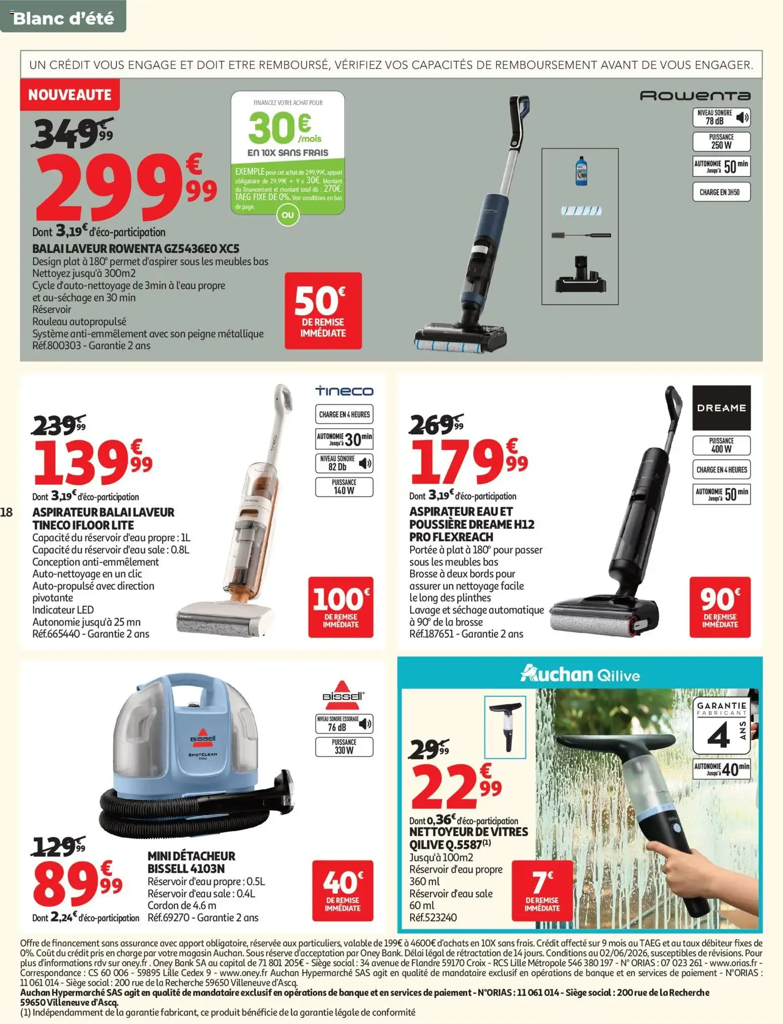 Auchan Linge de maison & déco à partir du 02/06/2026 - promo en ligne du 2 juin au 14 juin 2026 - Catalogue page 18