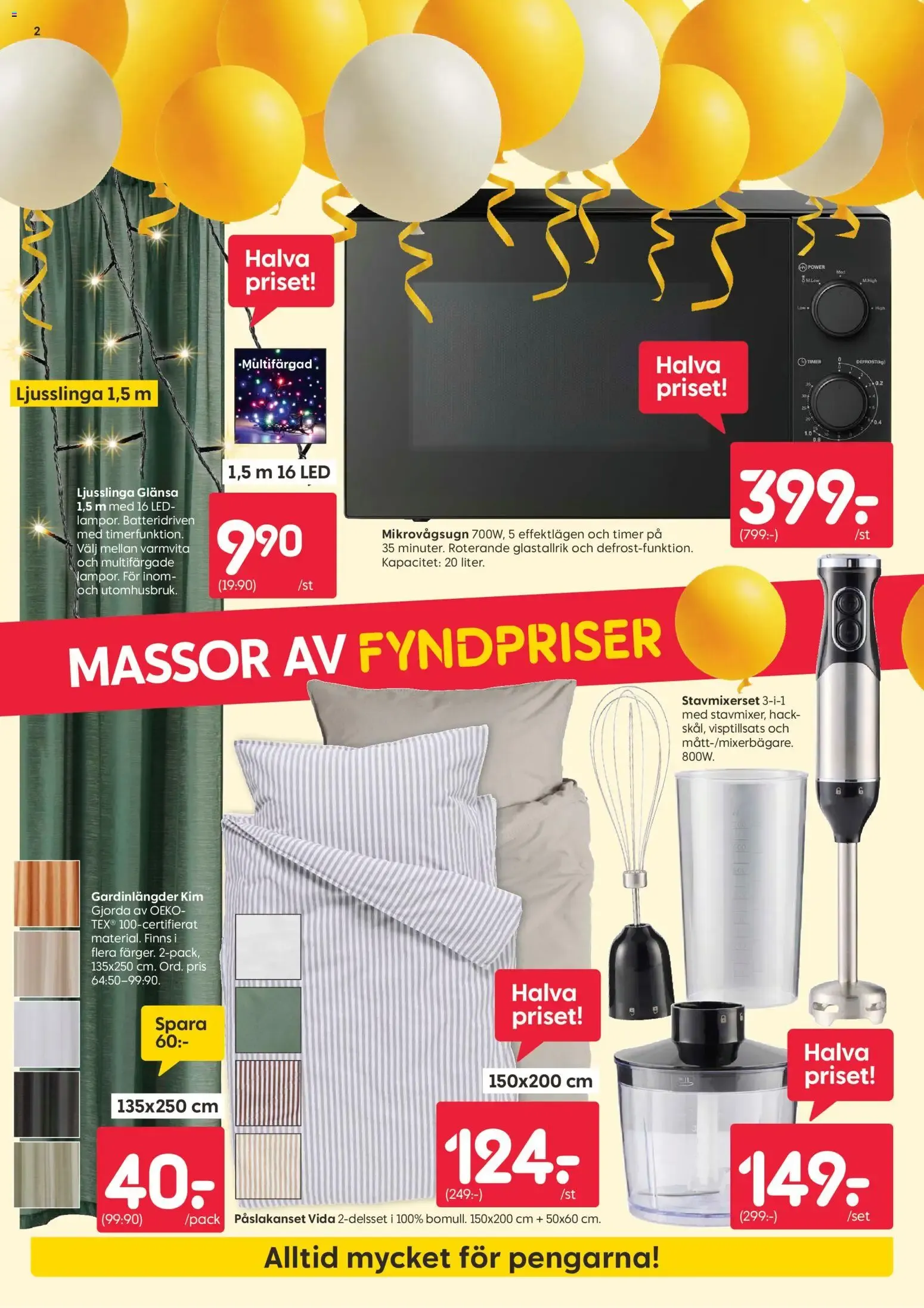 Rusta erbjudanden från 17/08/2026 - 23/08/2026 > Reklamblad nuvarande rabatter från 17 augusti till 23 augusti 2026 - Reklamblad sidor 2