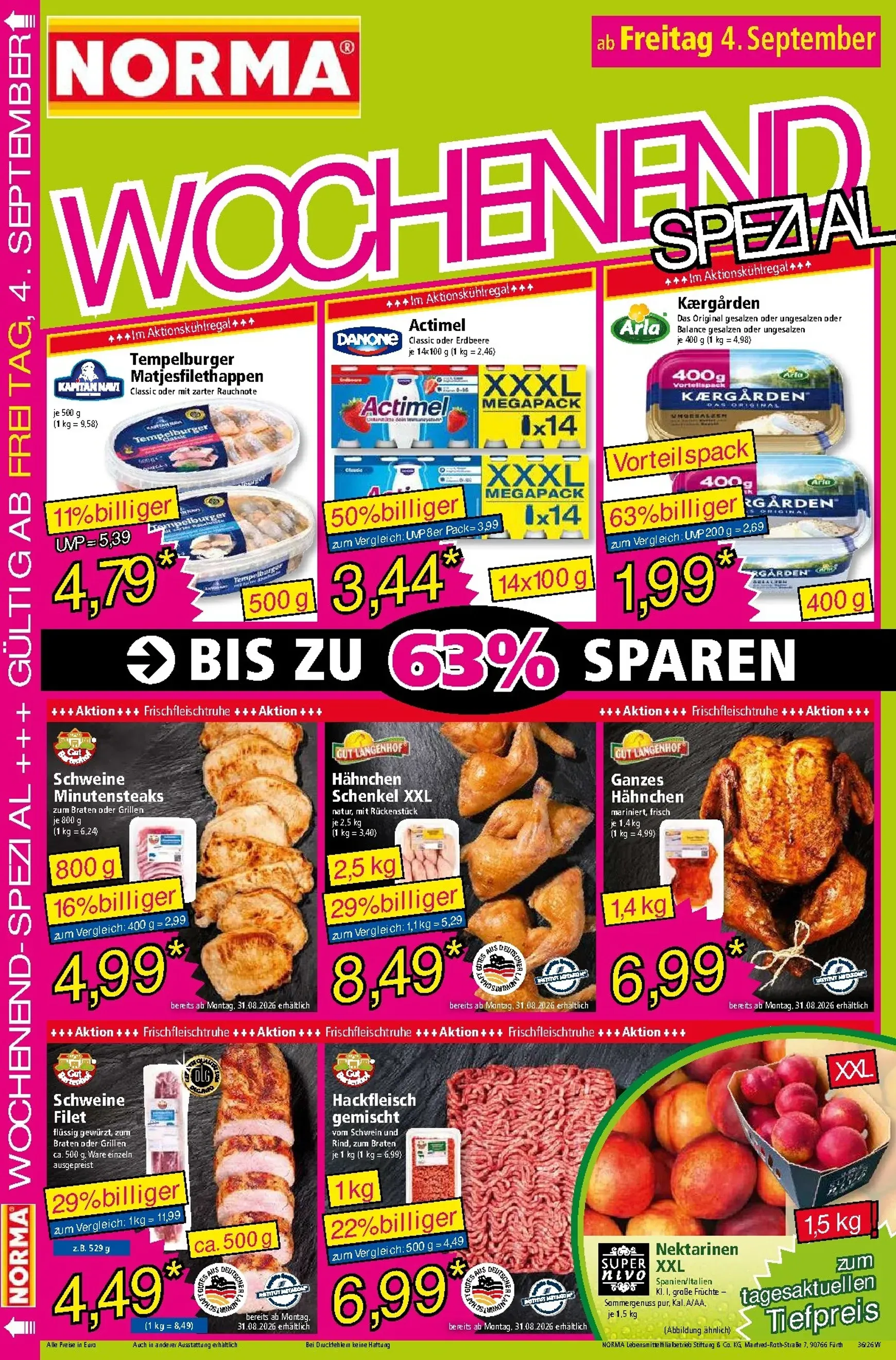 Norma - Mehr fürs Geld von 31. August bis 5. September 2026 - Prospekt seite 16