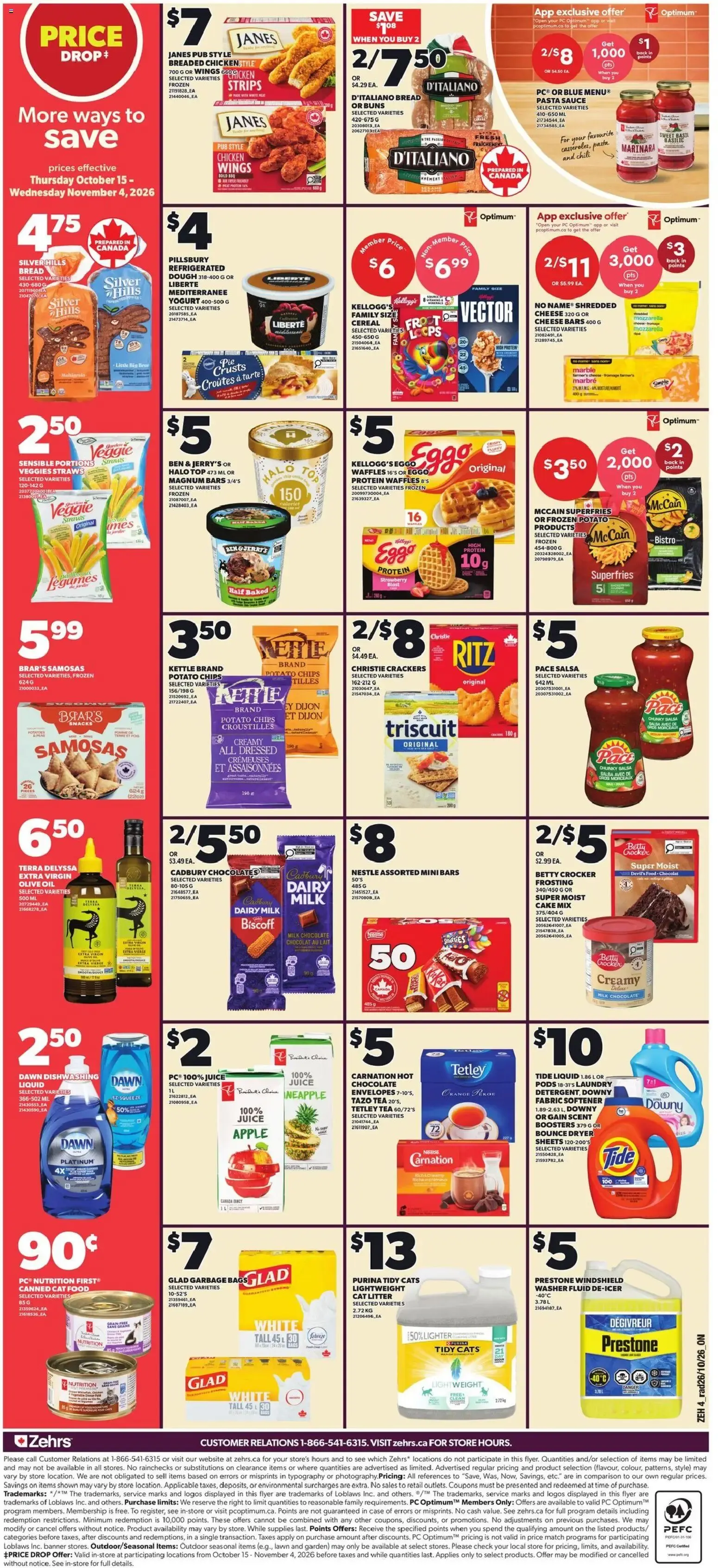 Zehrs weekly flyer / circulaire from Oct 29, 2026 > weekly specials & deals from October 29 to November 4 2026 - flyer page 2