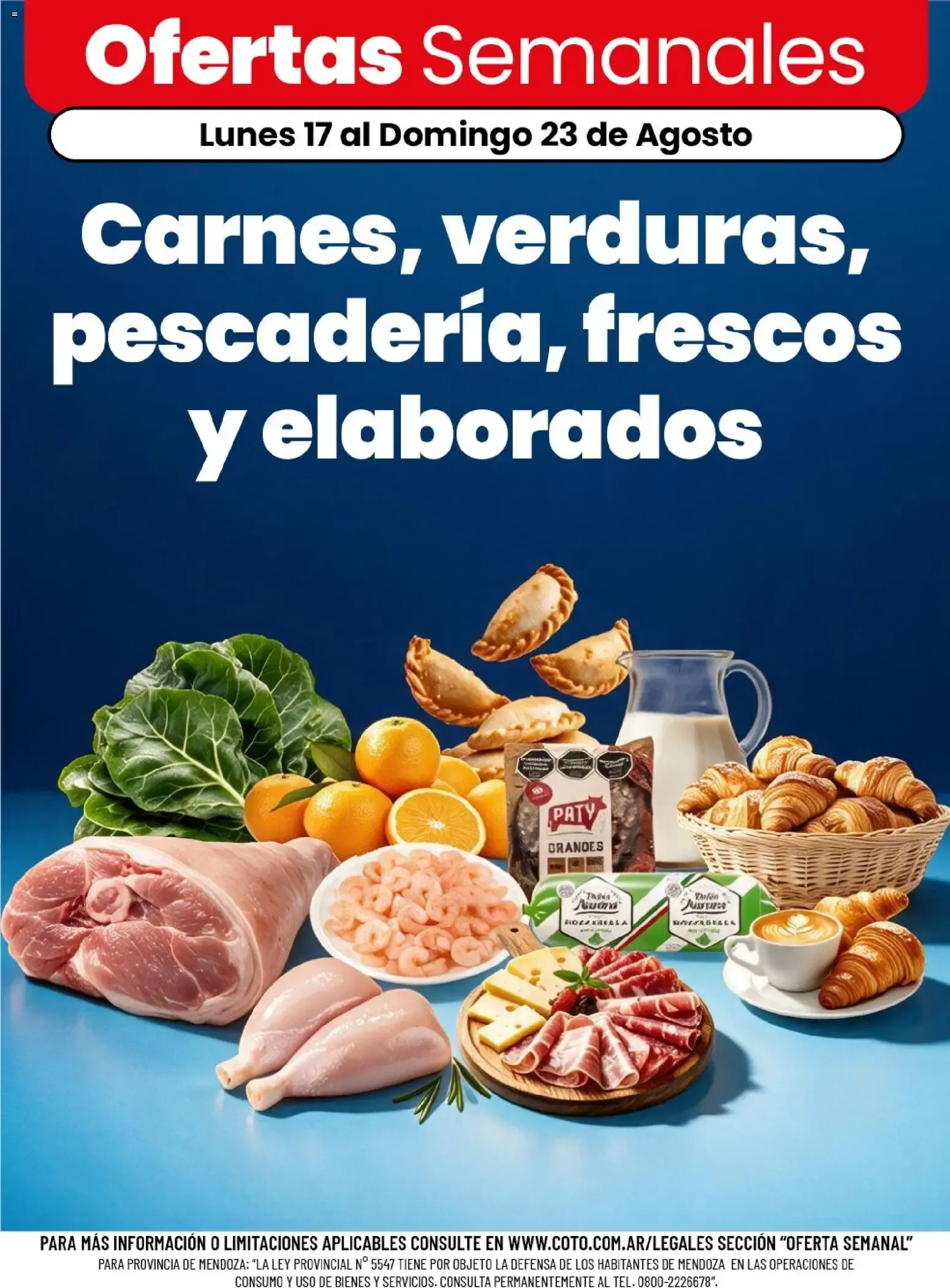 Ofertas de Ofertas Semanales: Carnes, verduras, pescadería, frescos y elaborados 17 de agosto al 23 de agosto 2026 - Página 1 del catálogo