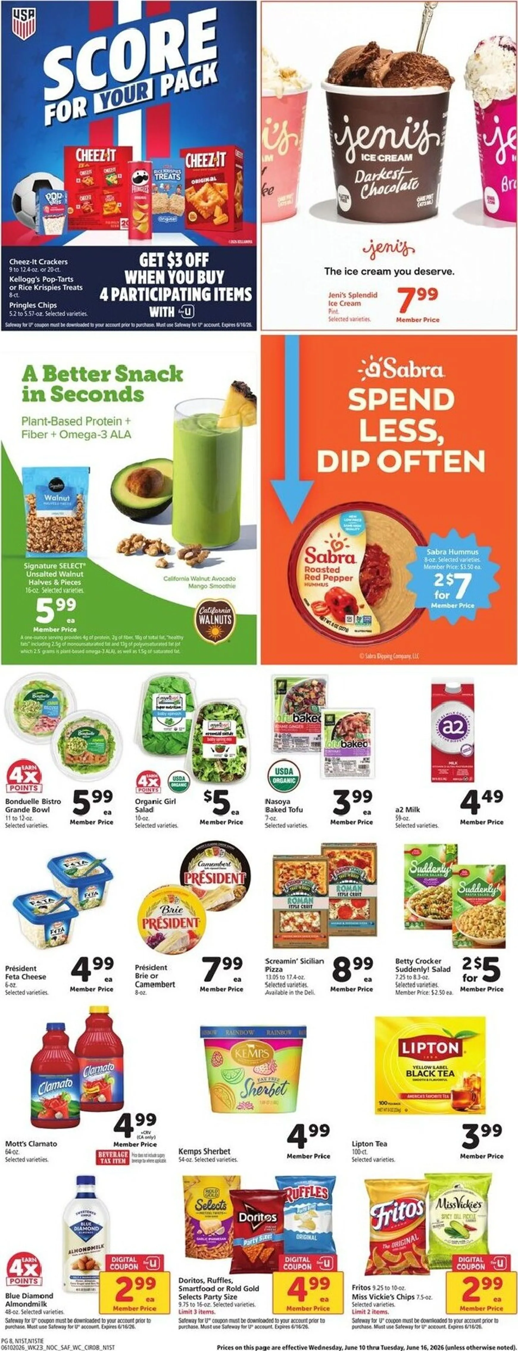 Weekly ad Current Safeway leaflet valid from Wednesday 06/10/2026 to Tuesday 06/16/2026 from June 10 to June 16 2026 - Page 8