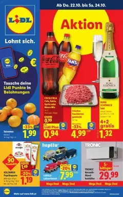 LIDL Flugblatt (22.10. - 24.10.2026) - Aktion von 22. Oktober bis 24. Oktober 2026 - Flugblätt seite  1