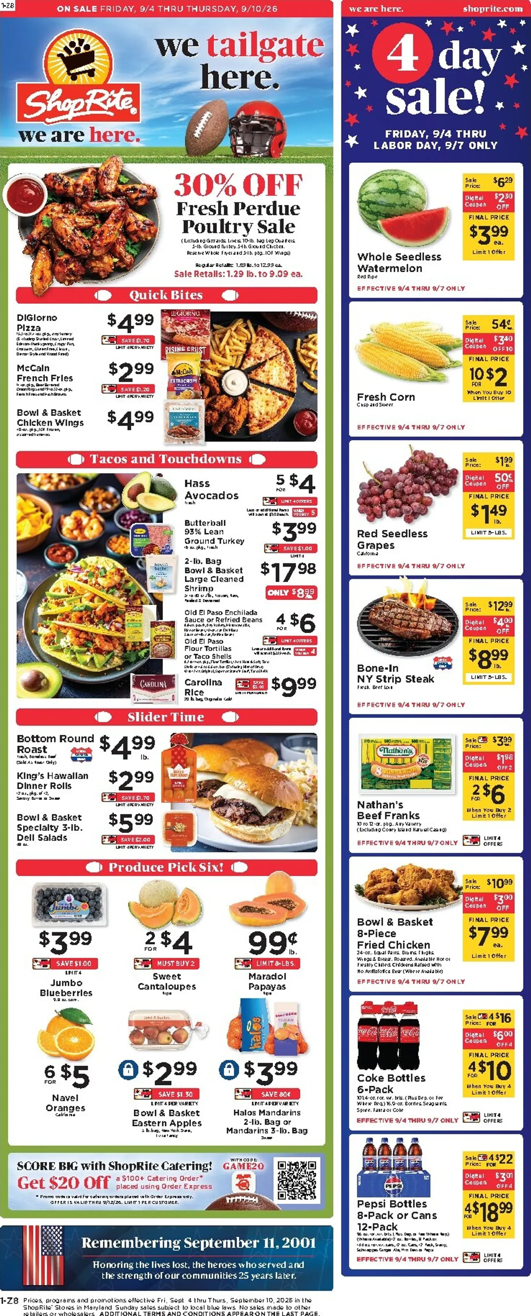 Weekly ad ShopRite flyer for next week from Friday 09/04/2026 to Thursday 09/10/2026 from September 4 to September 10 2026 - Page 2