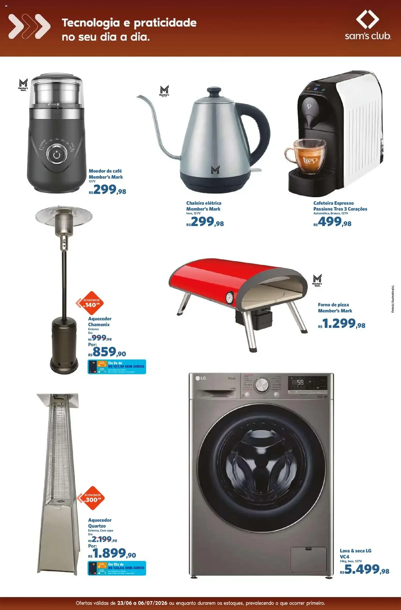 Encarte de Sam's Club ofertas Sabores que Aquecem de 23/06/2026 | Promoções Online 23 de junho até 6 de julho 2026 - Pagina 12