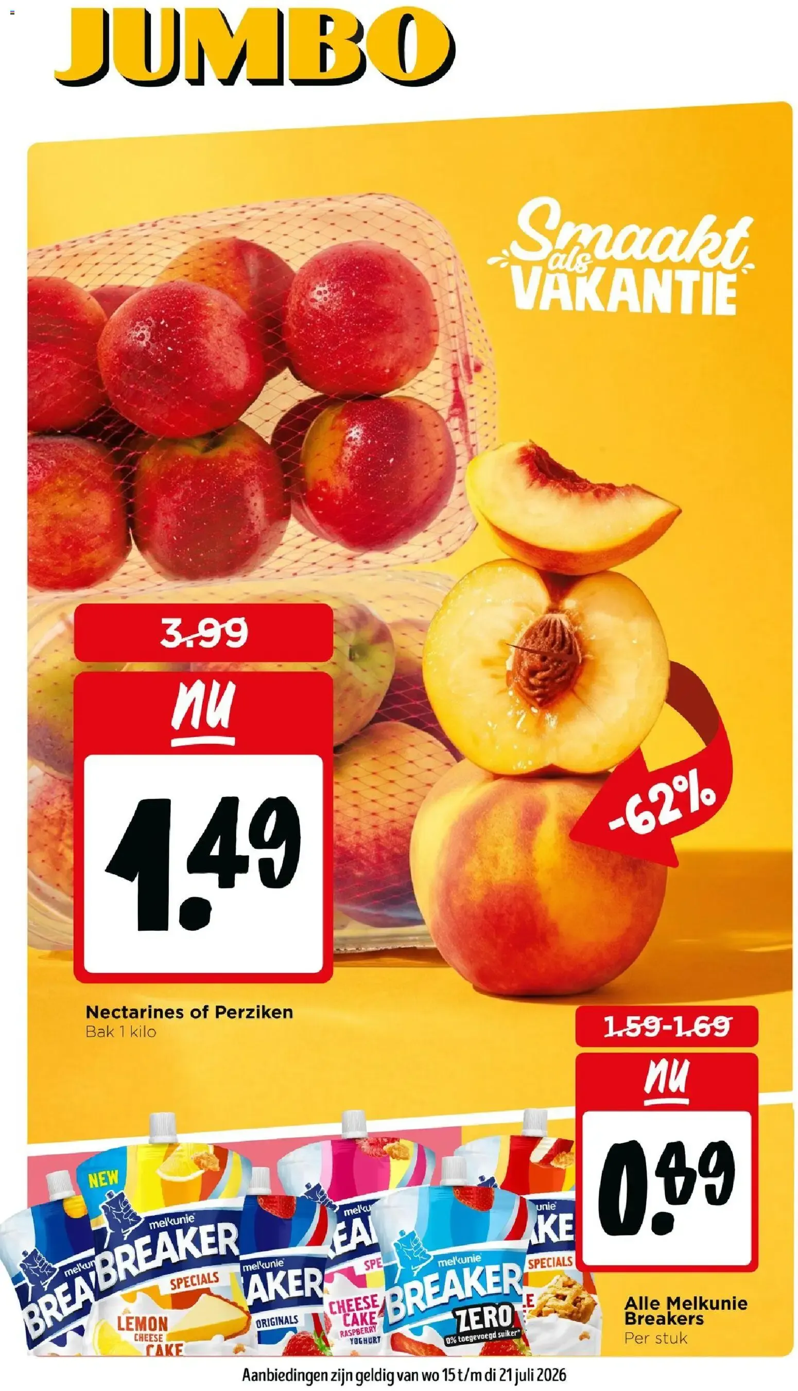 Jumbo folder vanaf 15-07-2026 -- deze week (aanbiedingen) van 15 juli tot 21 juli 2026 - Folder pagina 1