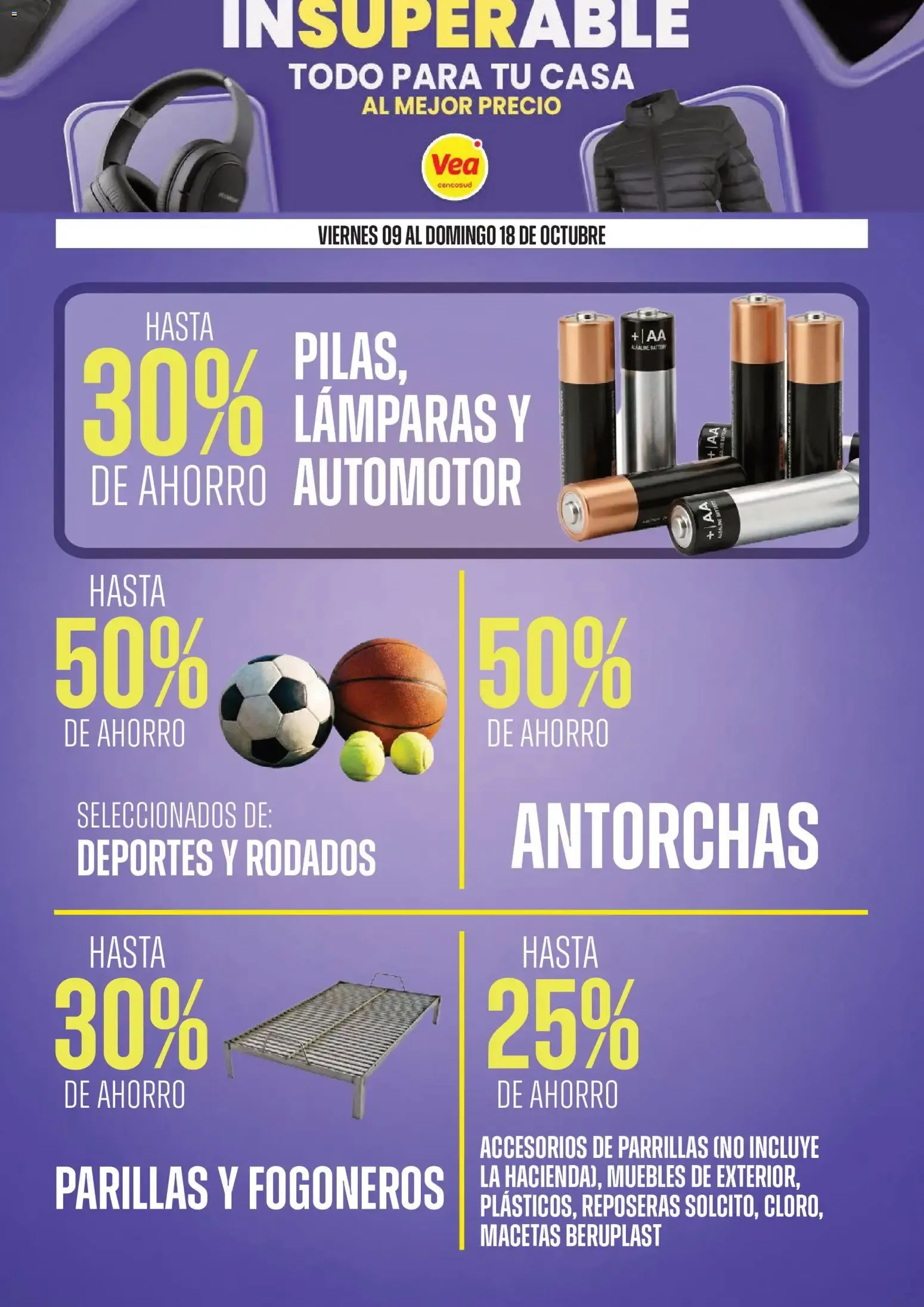 Ofertas de Vea - InSuperables Especial para tu casa del 09/10/2026 - 18/10/2026 9 de octubre al 18 de octubre 2026 - Página 3 del catálogo
