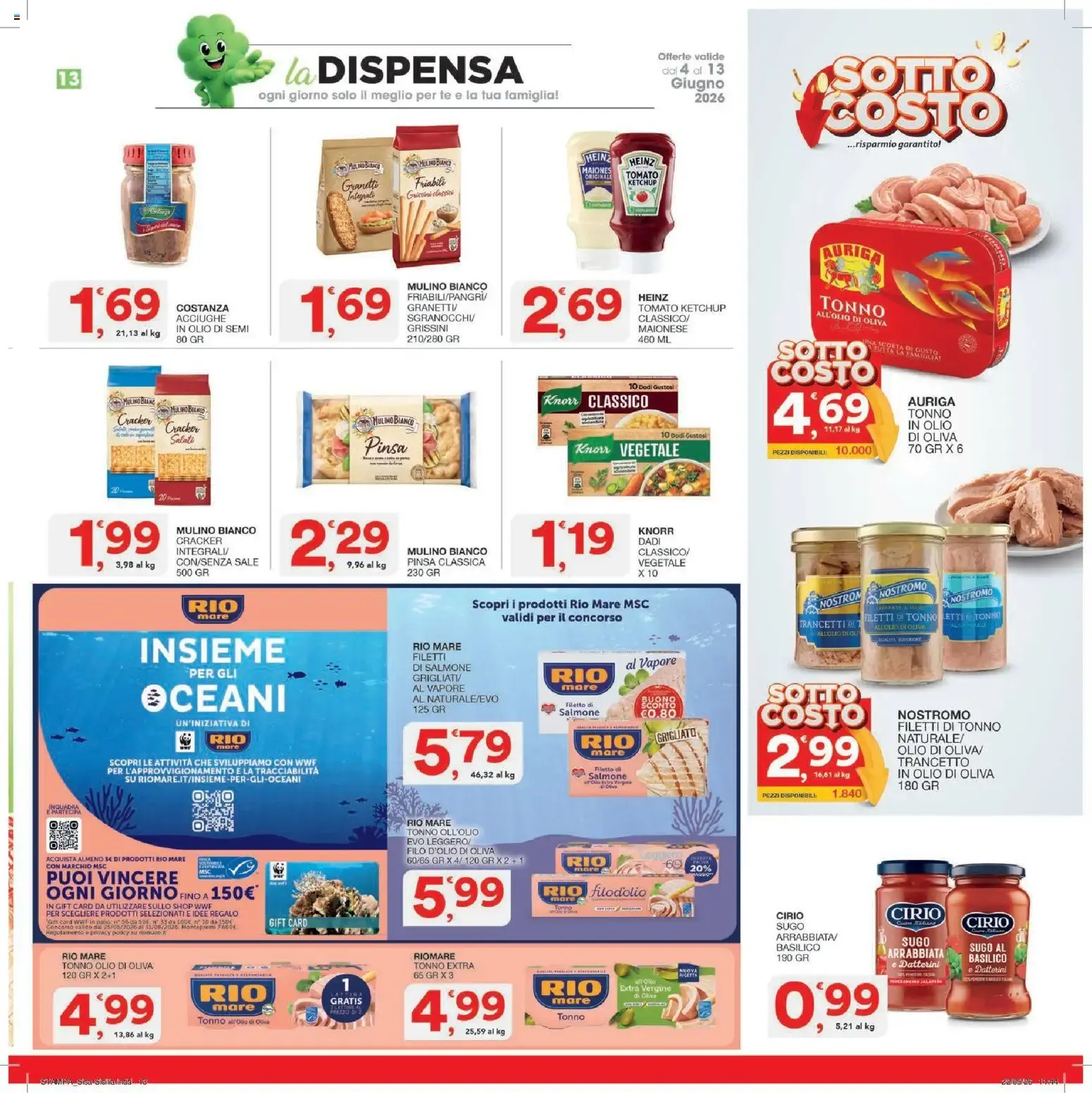 Nuovo SISA volantino dal 04/06/2026 > offerte anteprima 🛍️ da 4 giugno a 13 giugno di 2026 - Pagina del volantino 13
